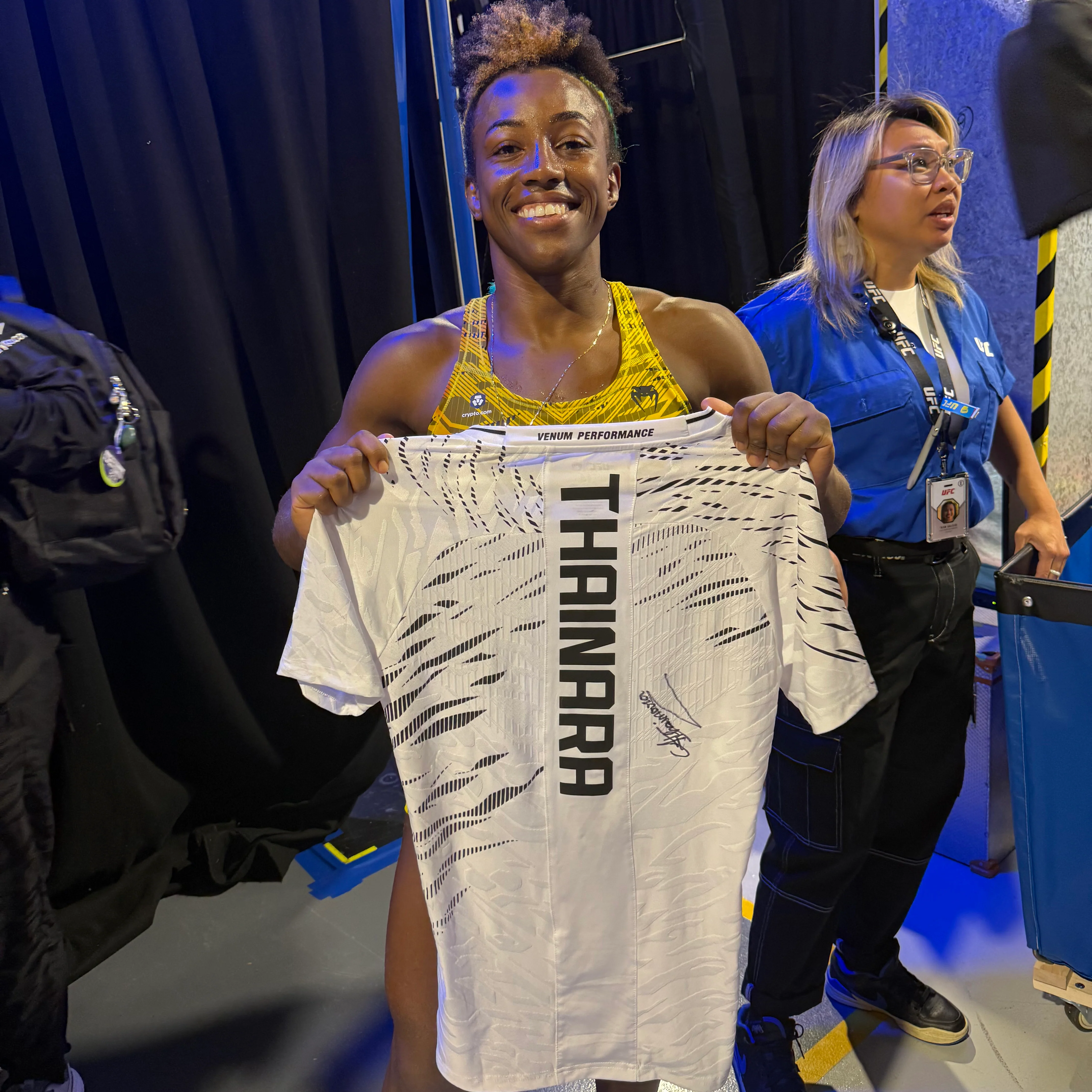 Alexia Thainara Signed 1-of-1 Fight Worn Jersey UFC Fight Night: Ulberg vs Reyes - Image 2