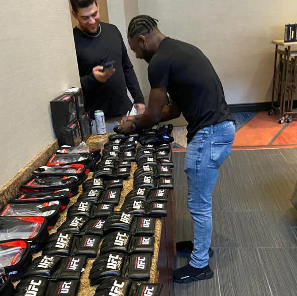 Aljamain Sterling Signed Official UFC Gloves - Image 3