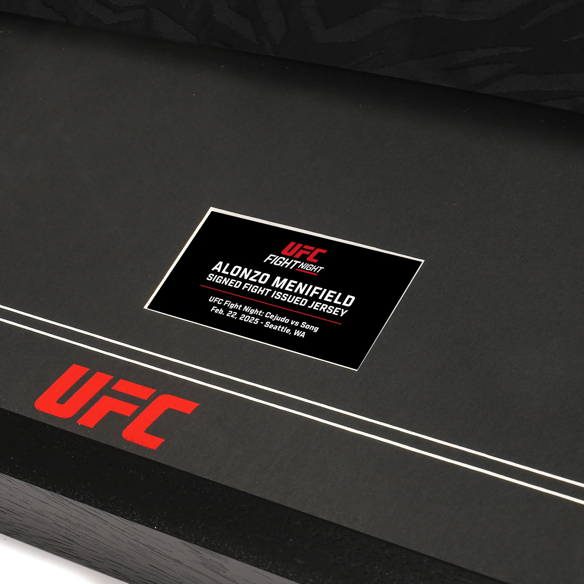 Alonzo Menifield Signed 1-of-1 Fight Issued Jersey UFC Fight Night: Cejudo vs Song - Image 3