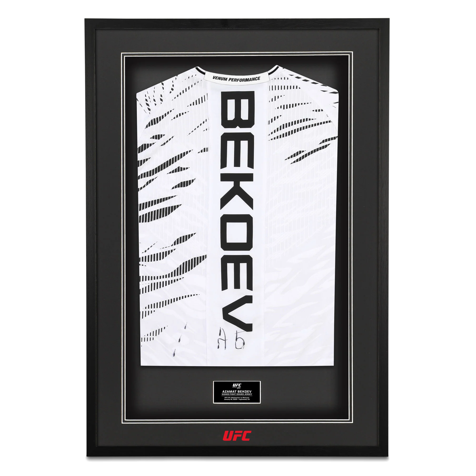 Azamat Bekoev Signed 1-of-1 Fight Issued Jersey UFC 311: Makhachev vs Moicano
