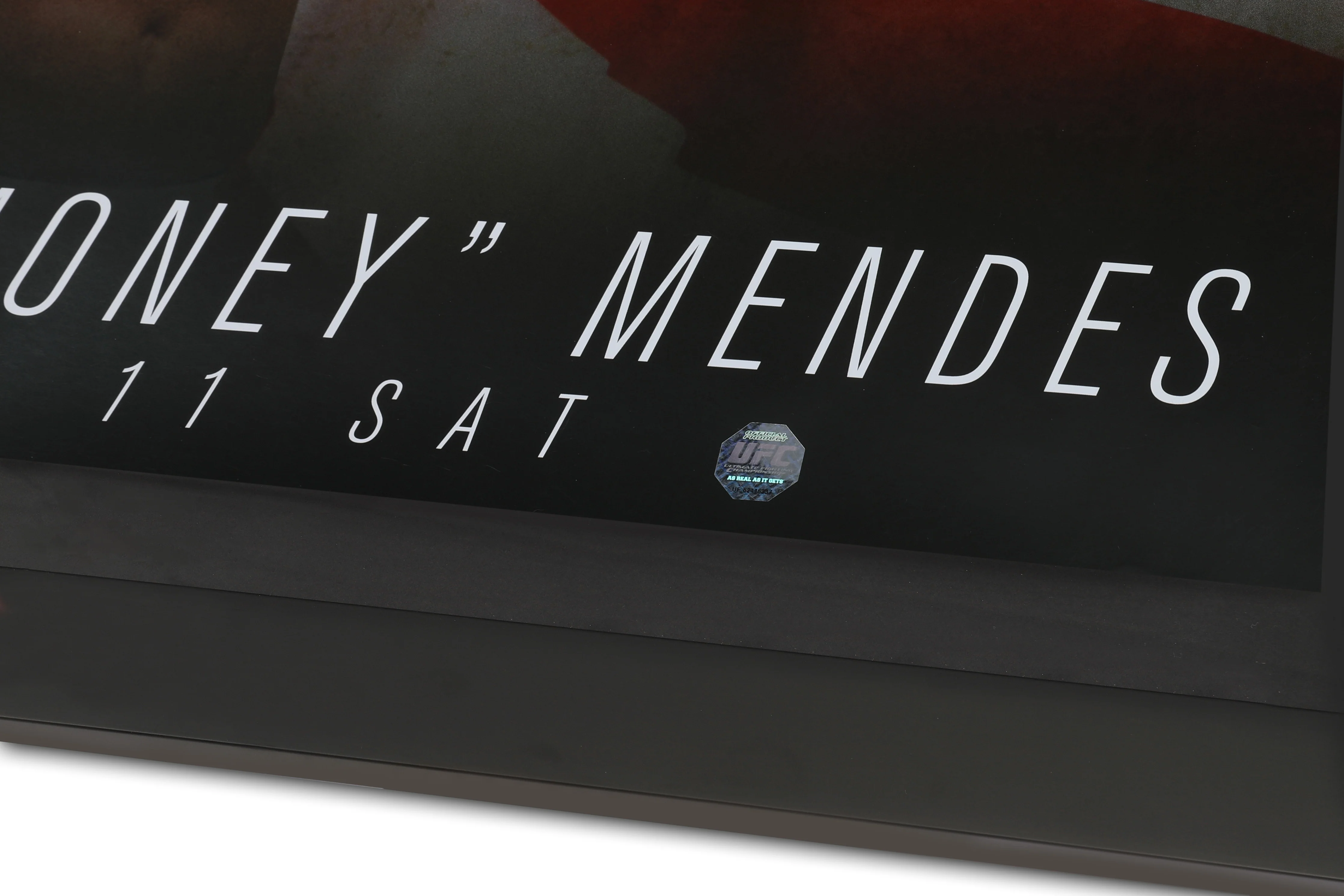 Chad Mendes Framed Signed UFC 189: Mendes vs McGregor Print - Image 4