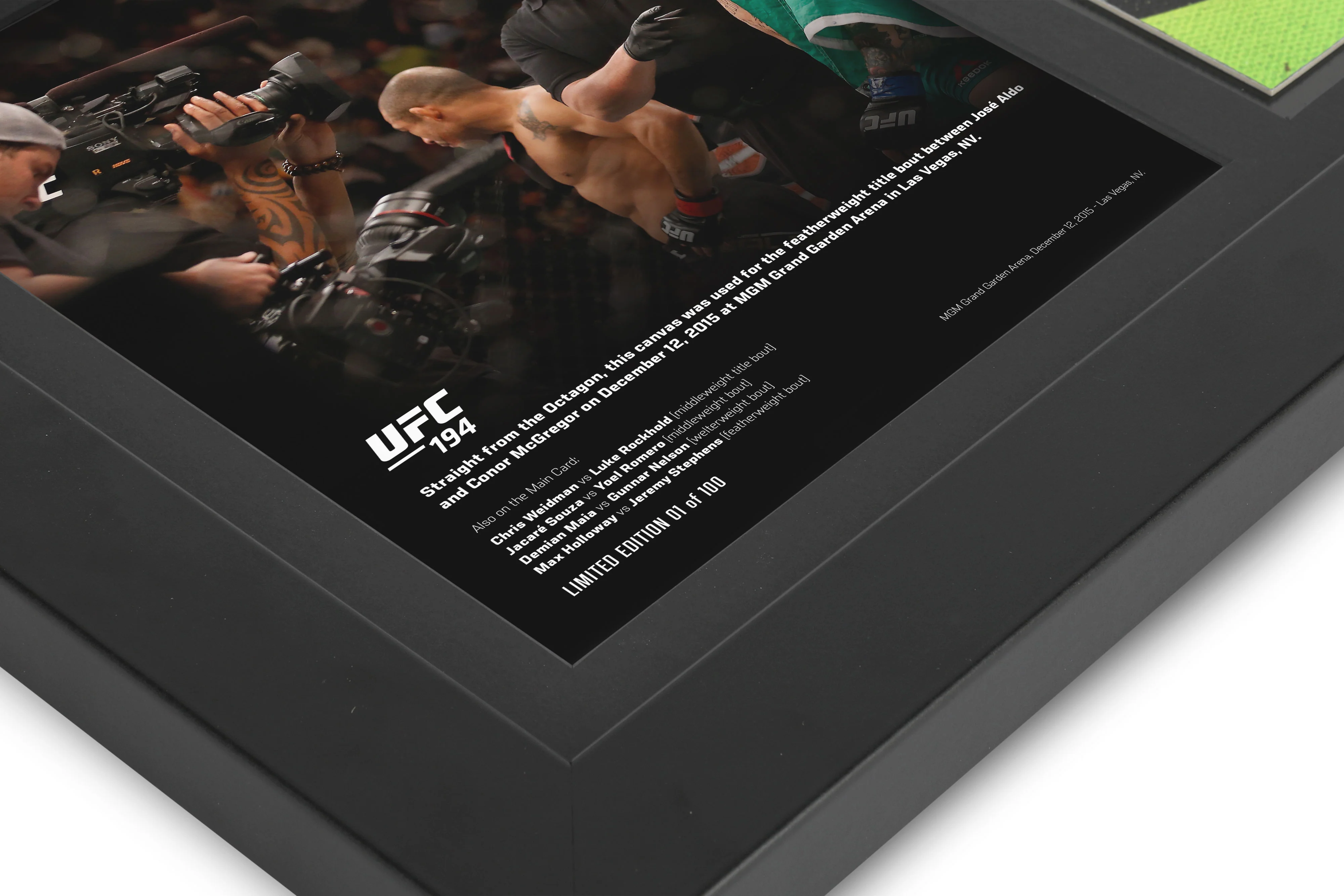Conor McGregor Limited Edition UFC 194 Canvas & Photo - Image 3