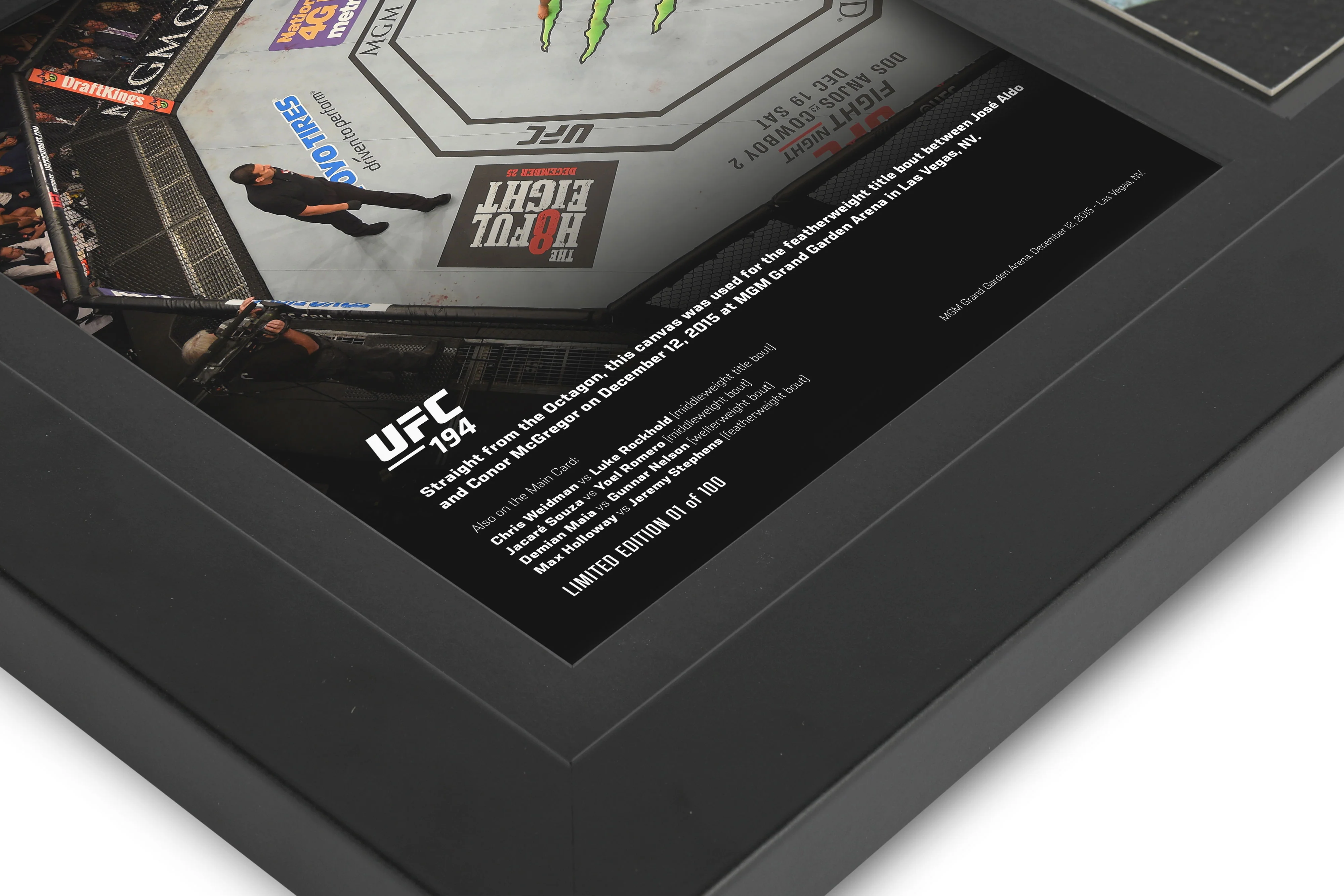 Conor McGregor Limited Edition UFC 194 Canvas And Photo - Image 3