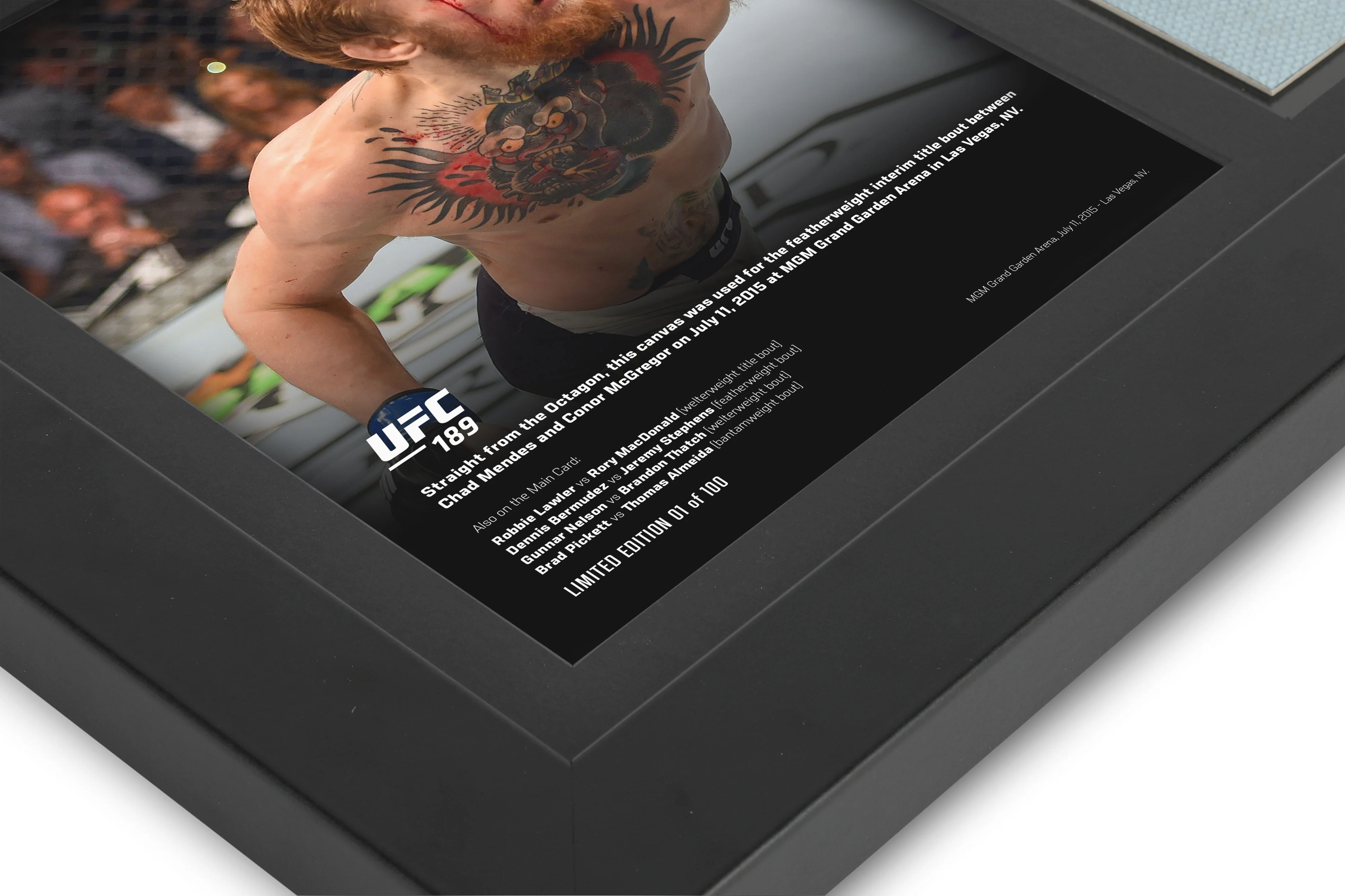 Conor McGregor Limited Edition UFC 189 Canvas & Photo - Image 3