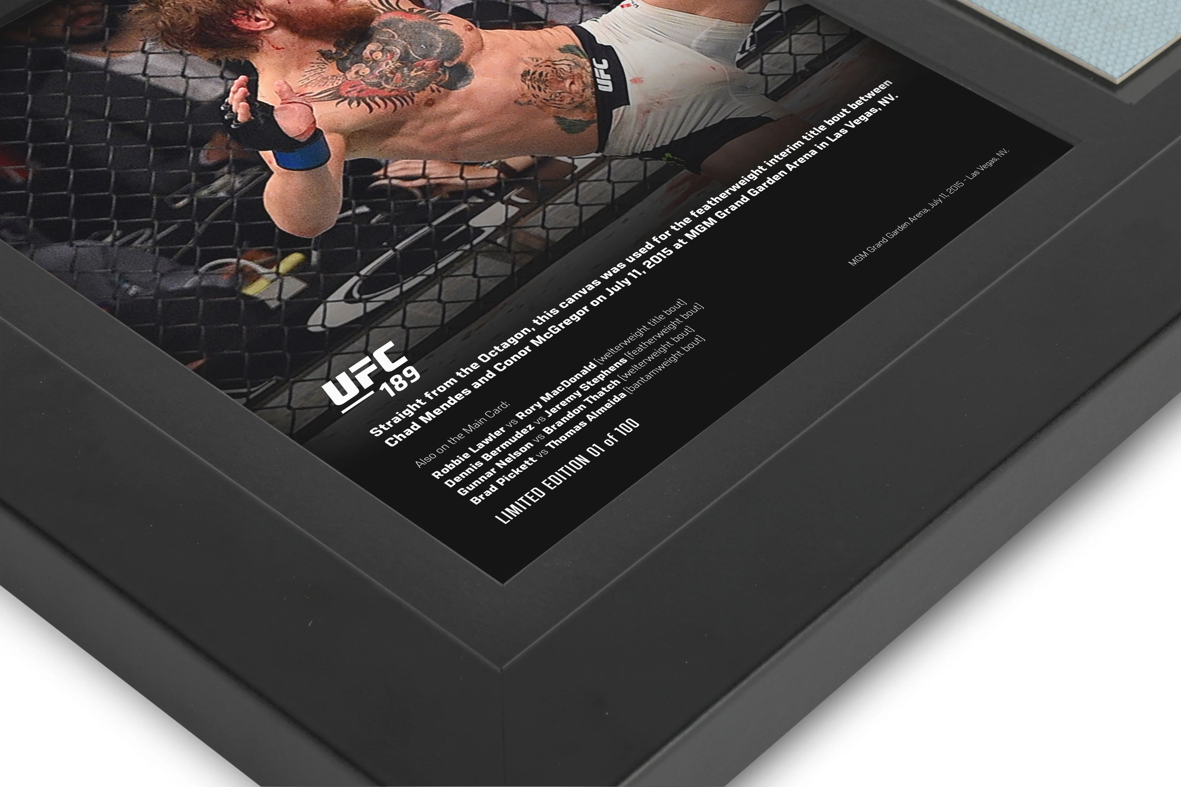 Conor McGregor Limited Edition UFC 189 Canvas & Photo - Image 3