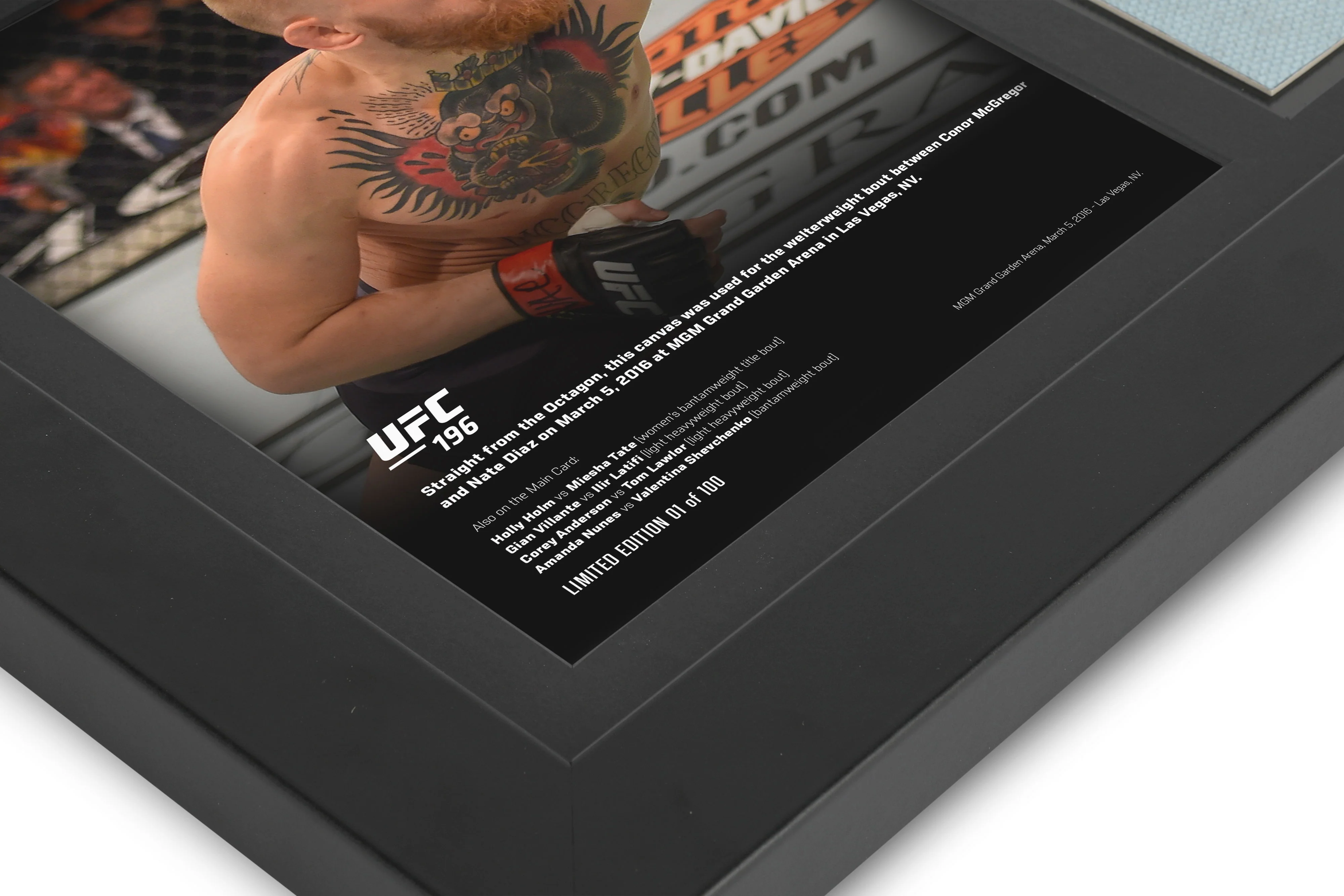 Conor McGregor Limited Edition UFC 196 Canvas & Photo - Image 3