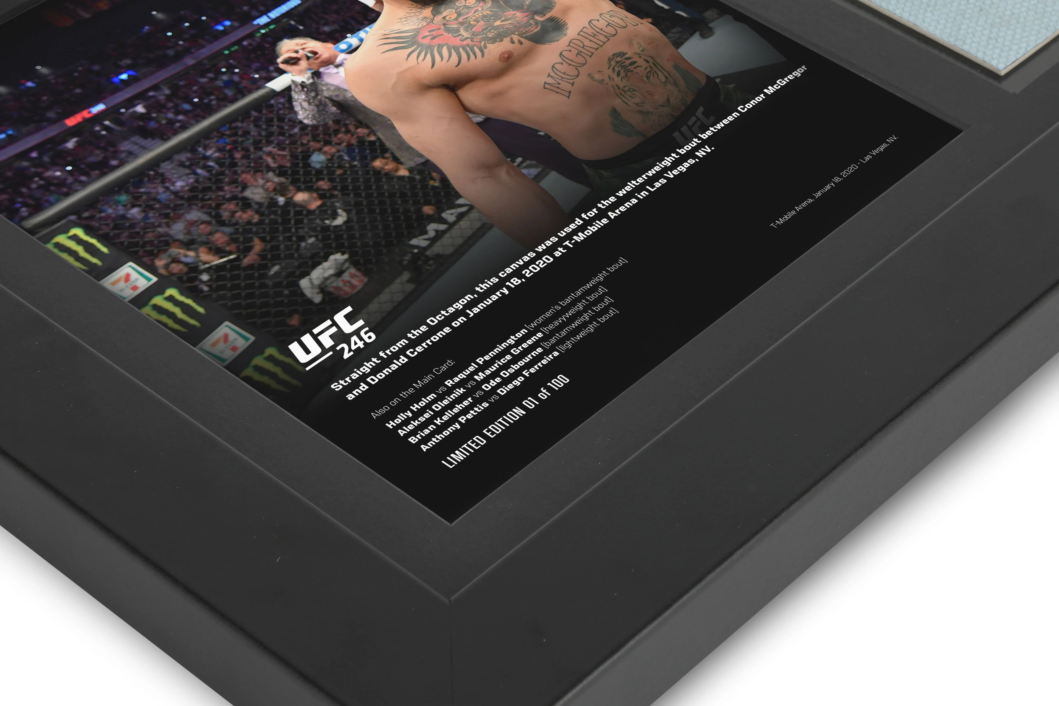 Conor McGregor Limited Edition UFC 246 Canvas & Photo - Image 3