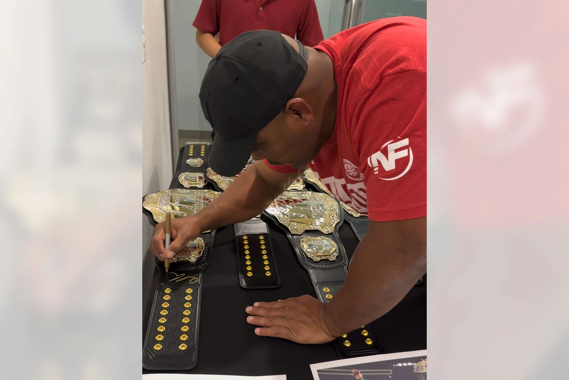 Daniel Cormier Signed UFC Championship Replica Belt - Image 2