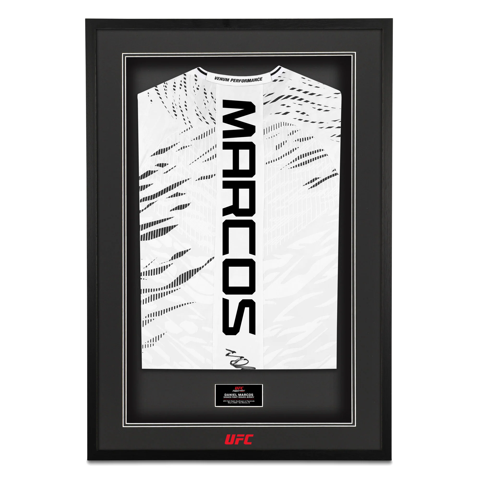 Daniel Marcos Signed 1-of-1 Fight Issued Jersey UFC Fight Night: Sandhagen vs Figueiredo