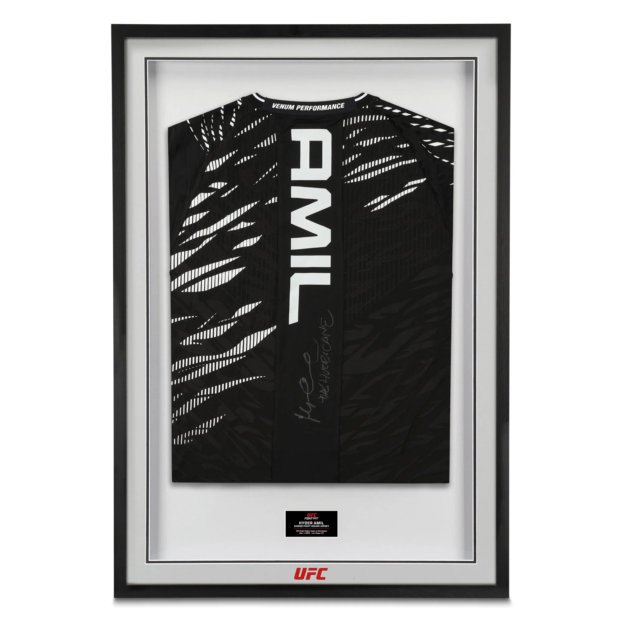 Hyder Amil 1-of-1 Signed Fight Issued Jersey – UFC Fight Night: Kape vs Almabayev