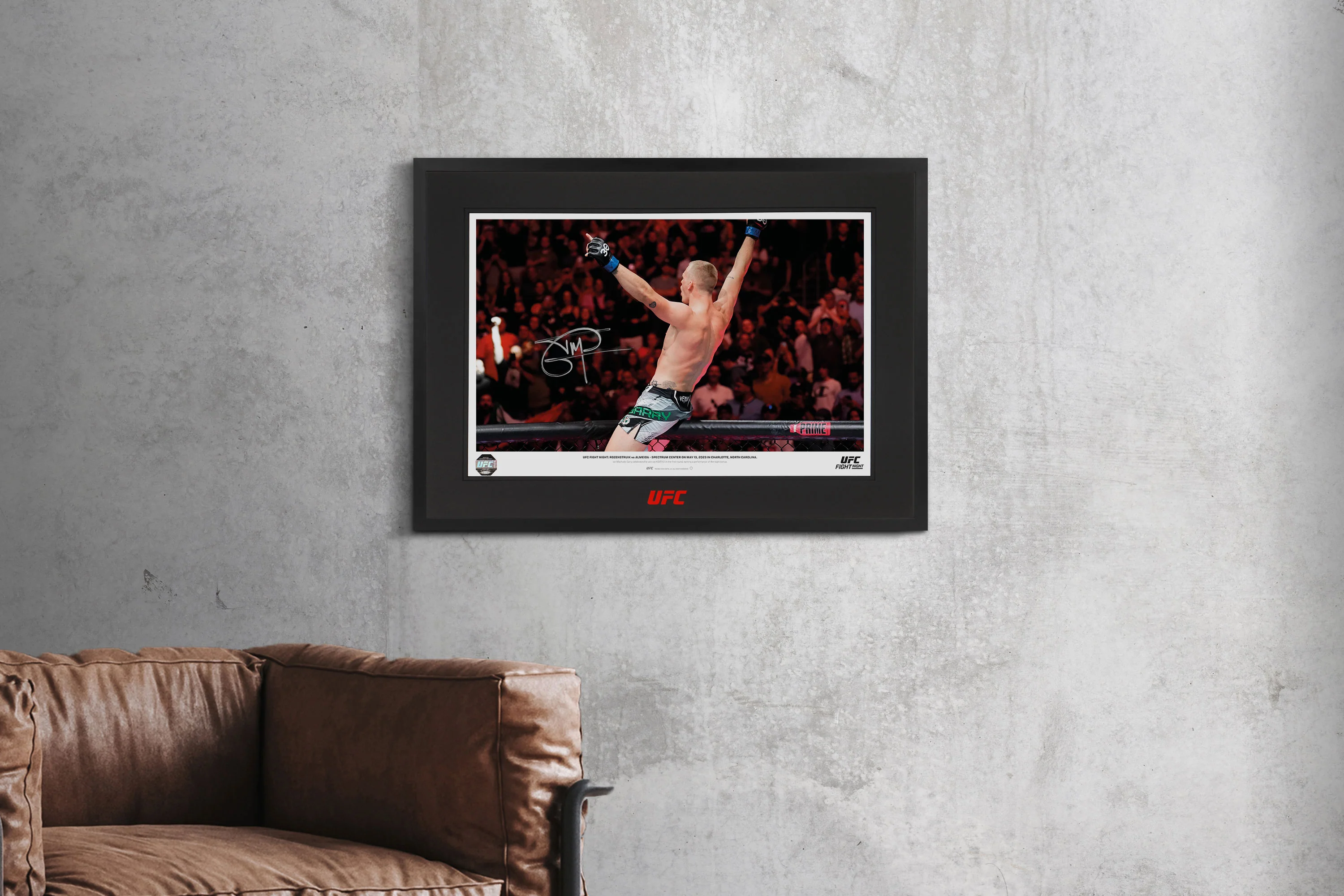 Ian Garry Signed Photo UFC Fight Night Rozenstruik vs Almeida - Image 5