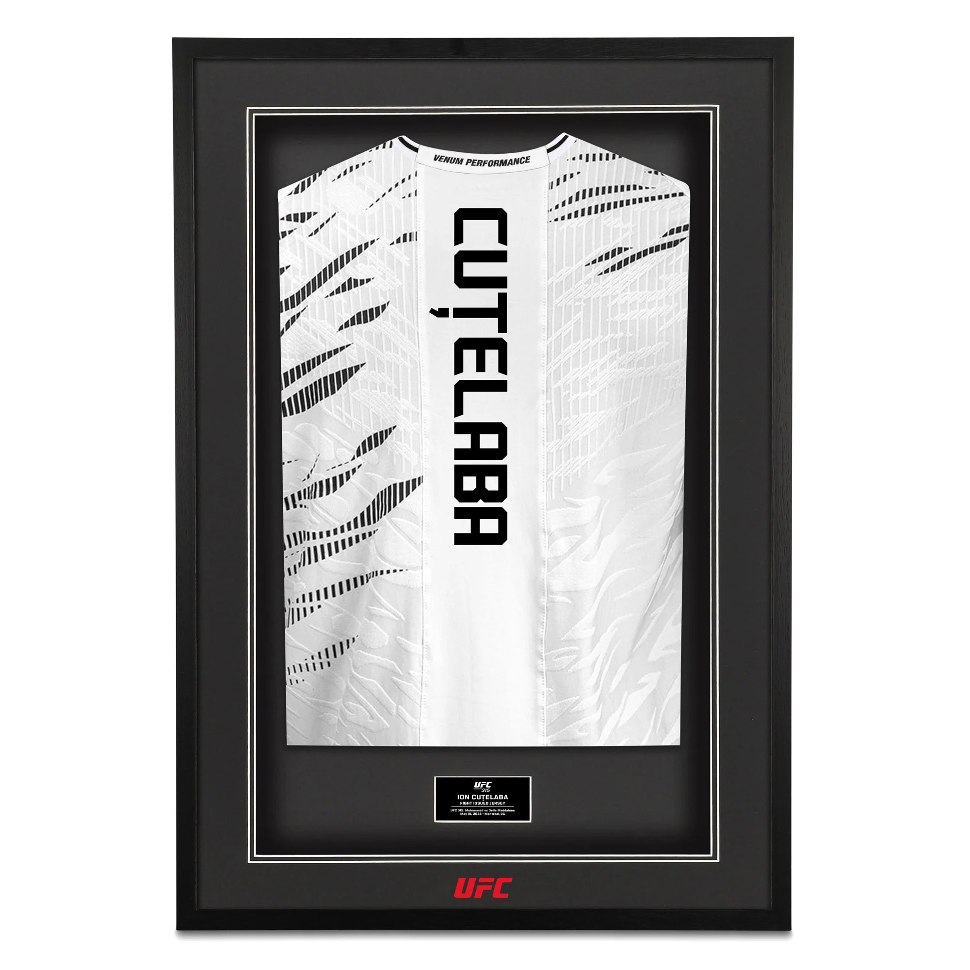 Ion Cutelaba 1-of-1 Fight Issued Jersey UFC 315: Muhammad vs Della Maddalena