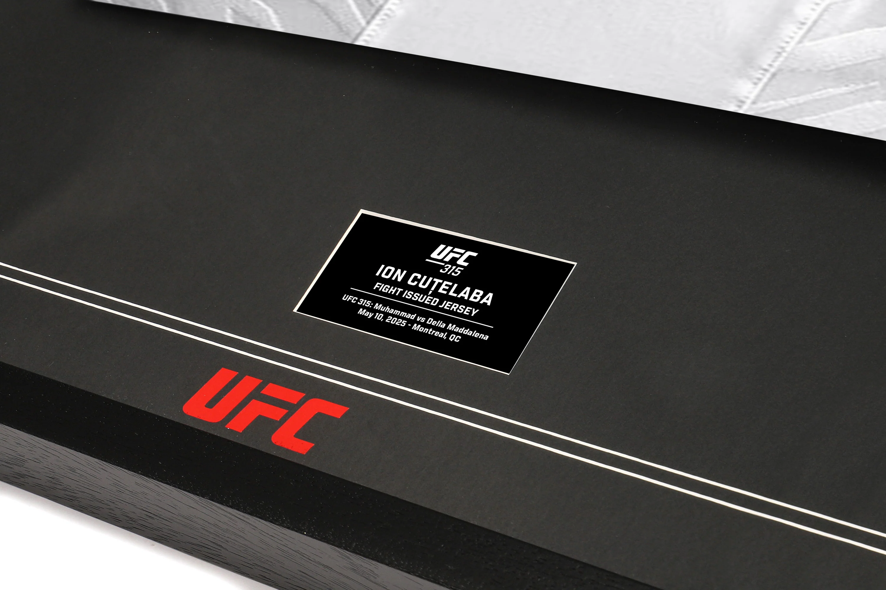 Ion Cutelaba 1-of-1 Fight Issued Jersey UFC 315: Muhammad vs Della Maddalena - Image 2