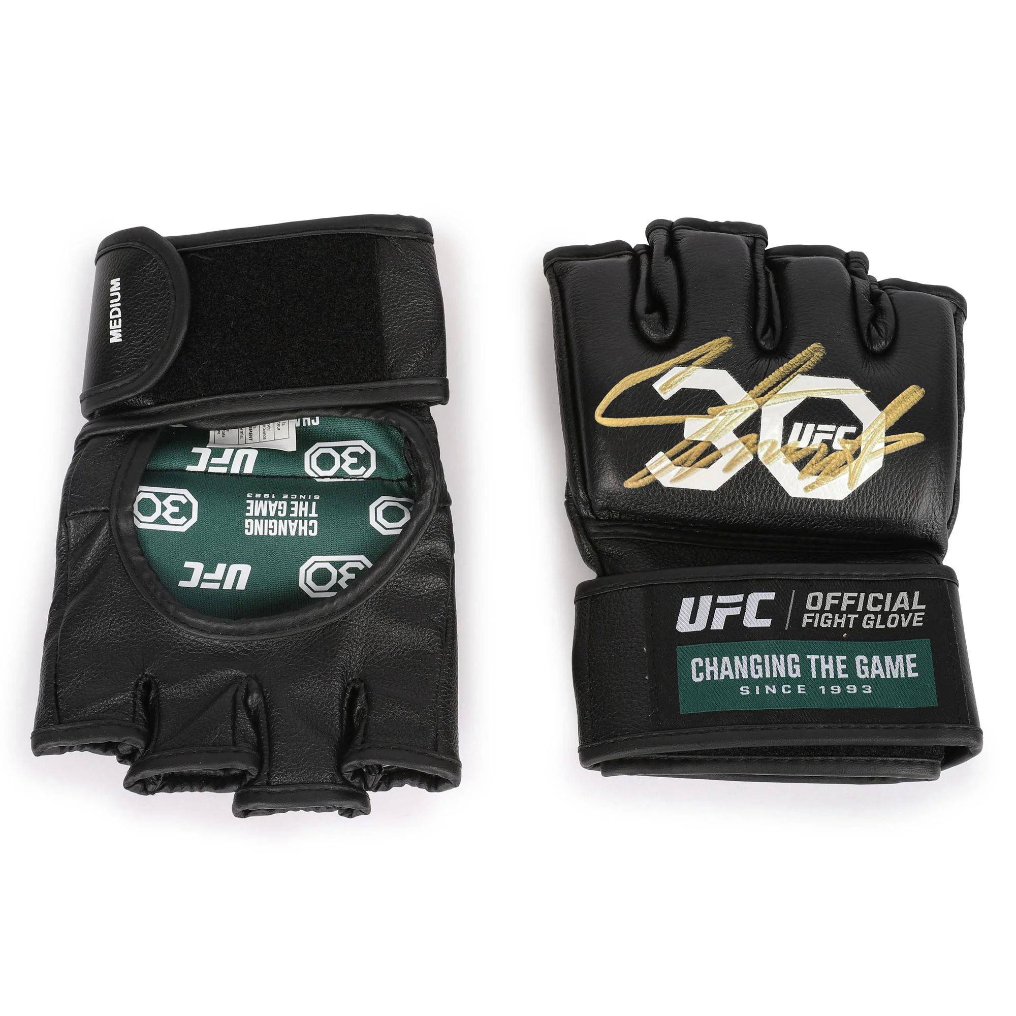 Israel Adesanya Signed Official UFC Gloves - 30th Anniversary Edition - Image 6
