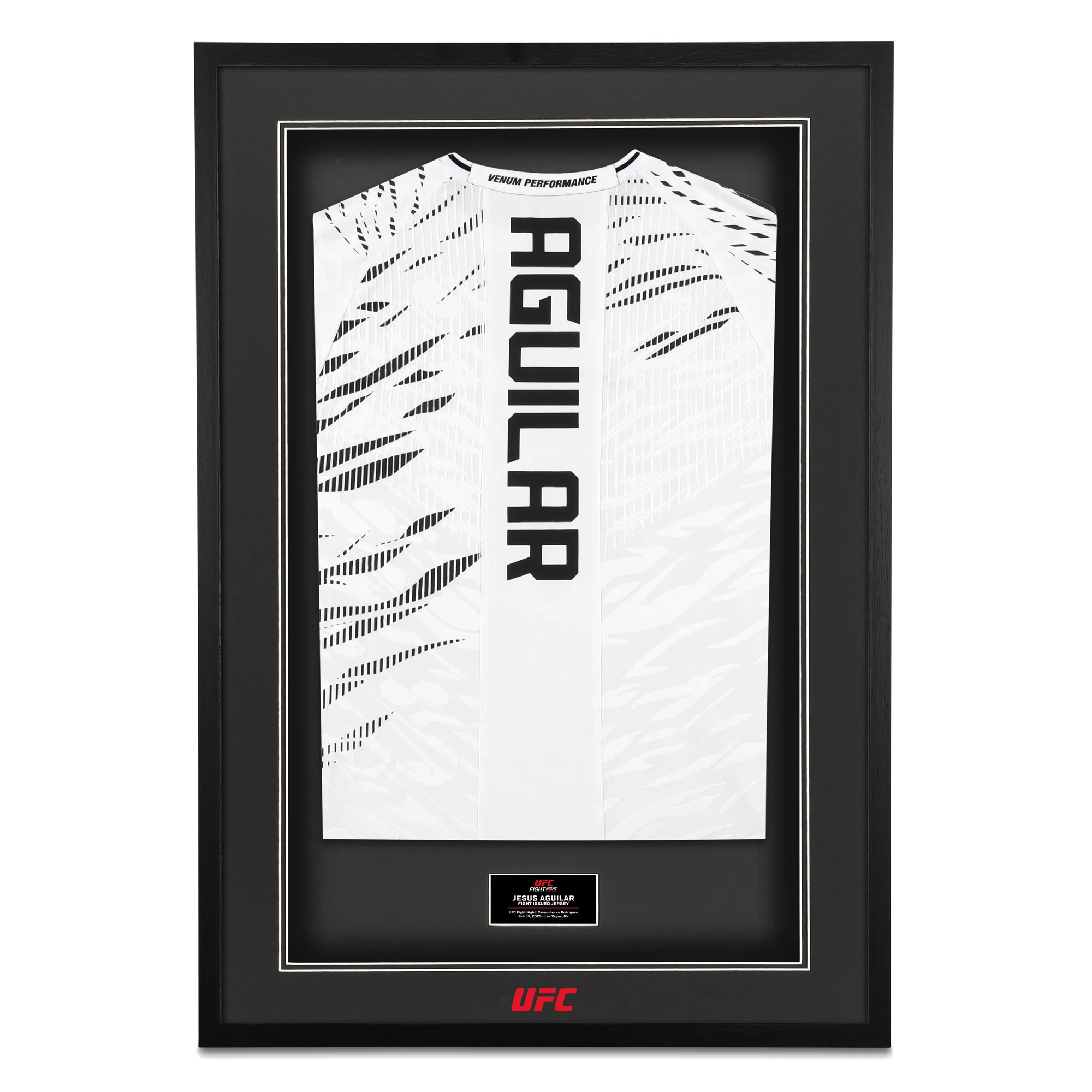 Jesus Aguilar 1-of-1 Fight Issued Jersey UFC Fight Night: Cannonier vs Rodrigues
