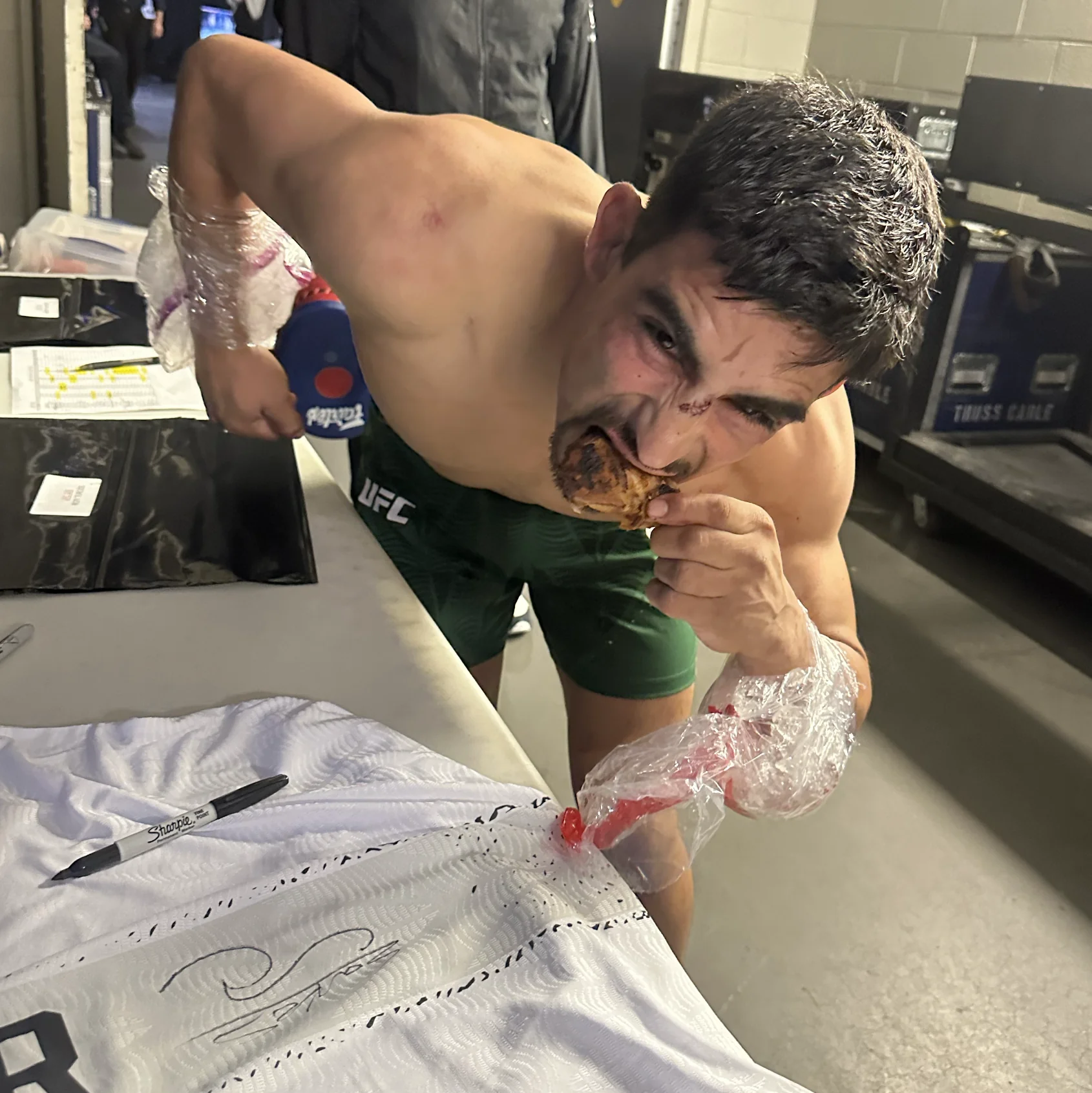 Jesus Aguilar Signed 1-of-1 Fight Worn Jersey UFC 326: Holloway vs Oliveira 2 - Image 3