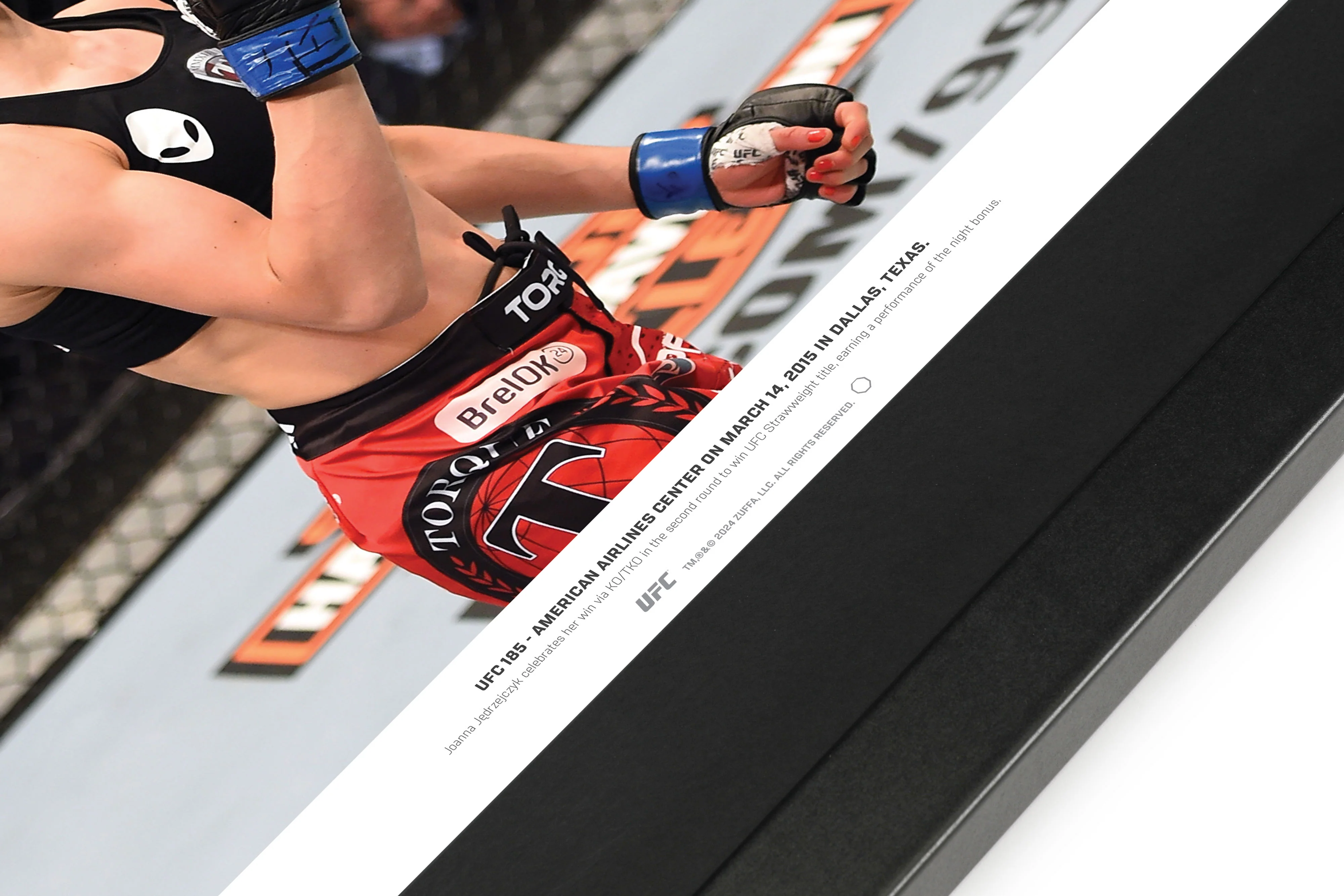 Joanna Jedrzejczyk Signed Photo UFC 185 - Image 4