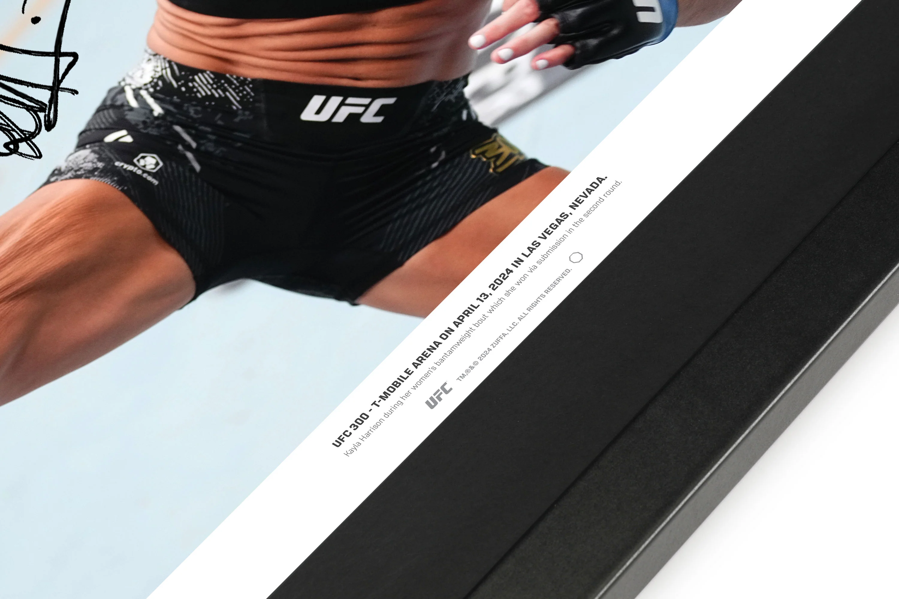 Kayla Harrison Signed Photo UFC 300 - Image 4
