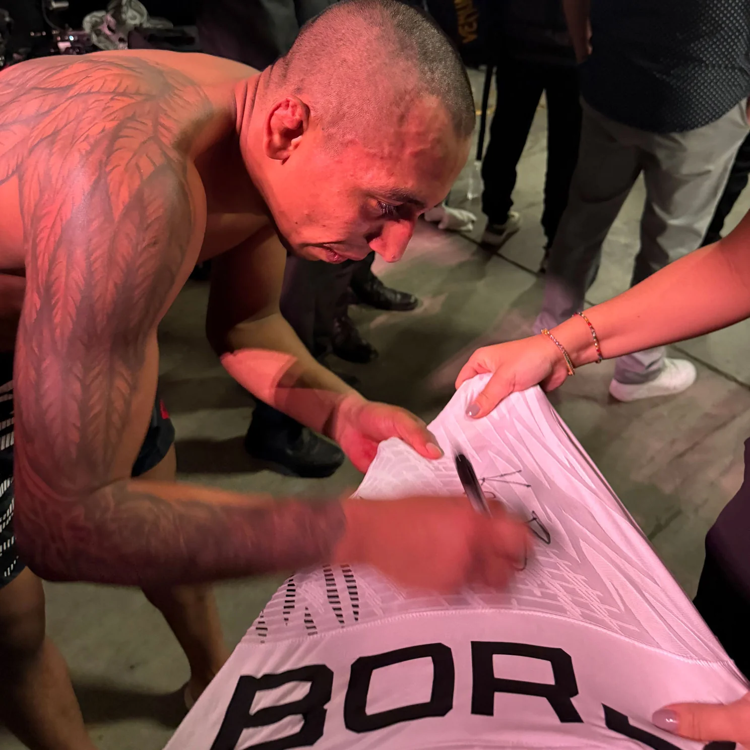 Kevin Borjas Signed 1-of-1 Fight Issued Jersey UFC Fight Night: Moreno vs Erceg - Image 2