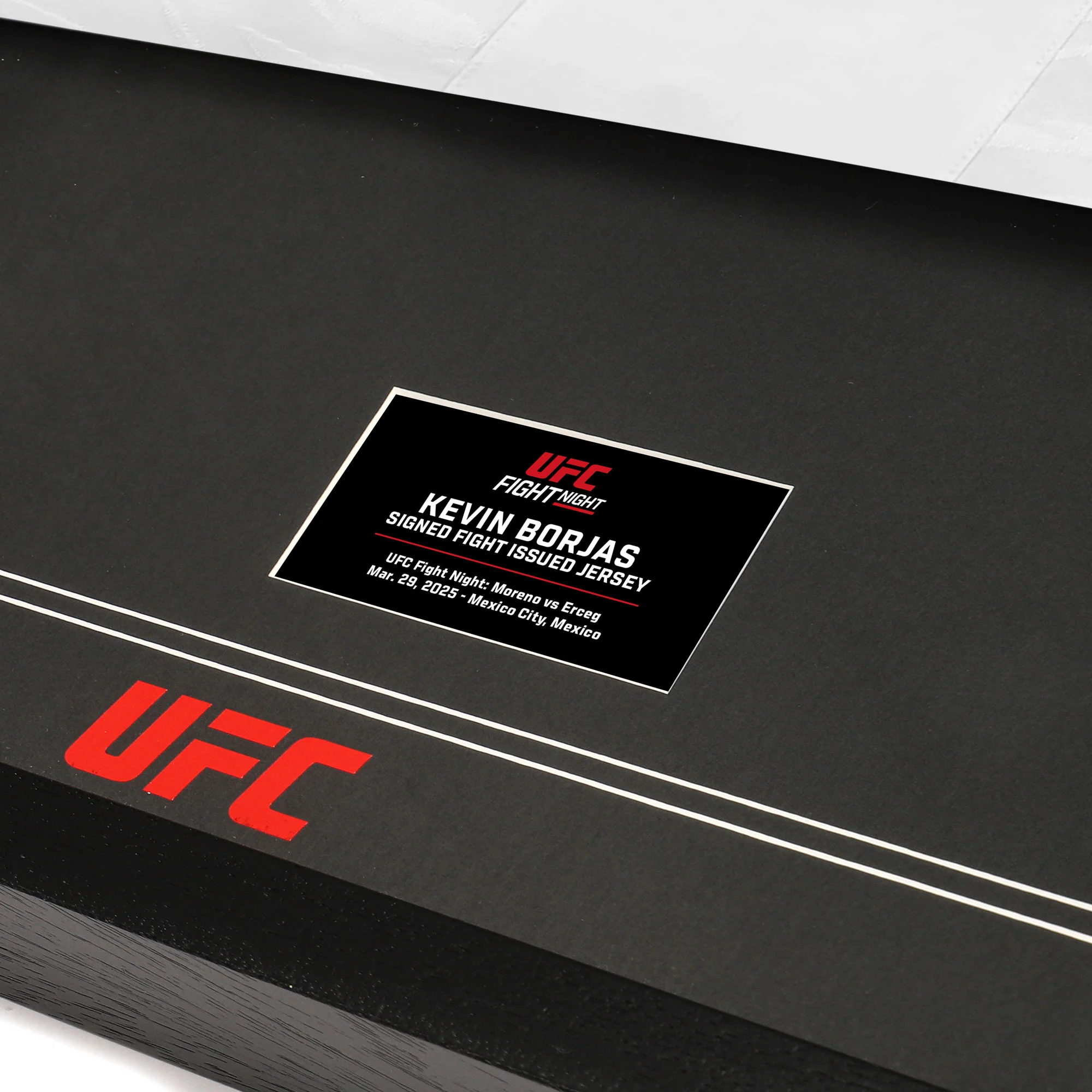 Kevin Borjas Signed 1-of-1 Fight Issued Jersey UFC Fight Night: Moreno vs Erceg - Image 3