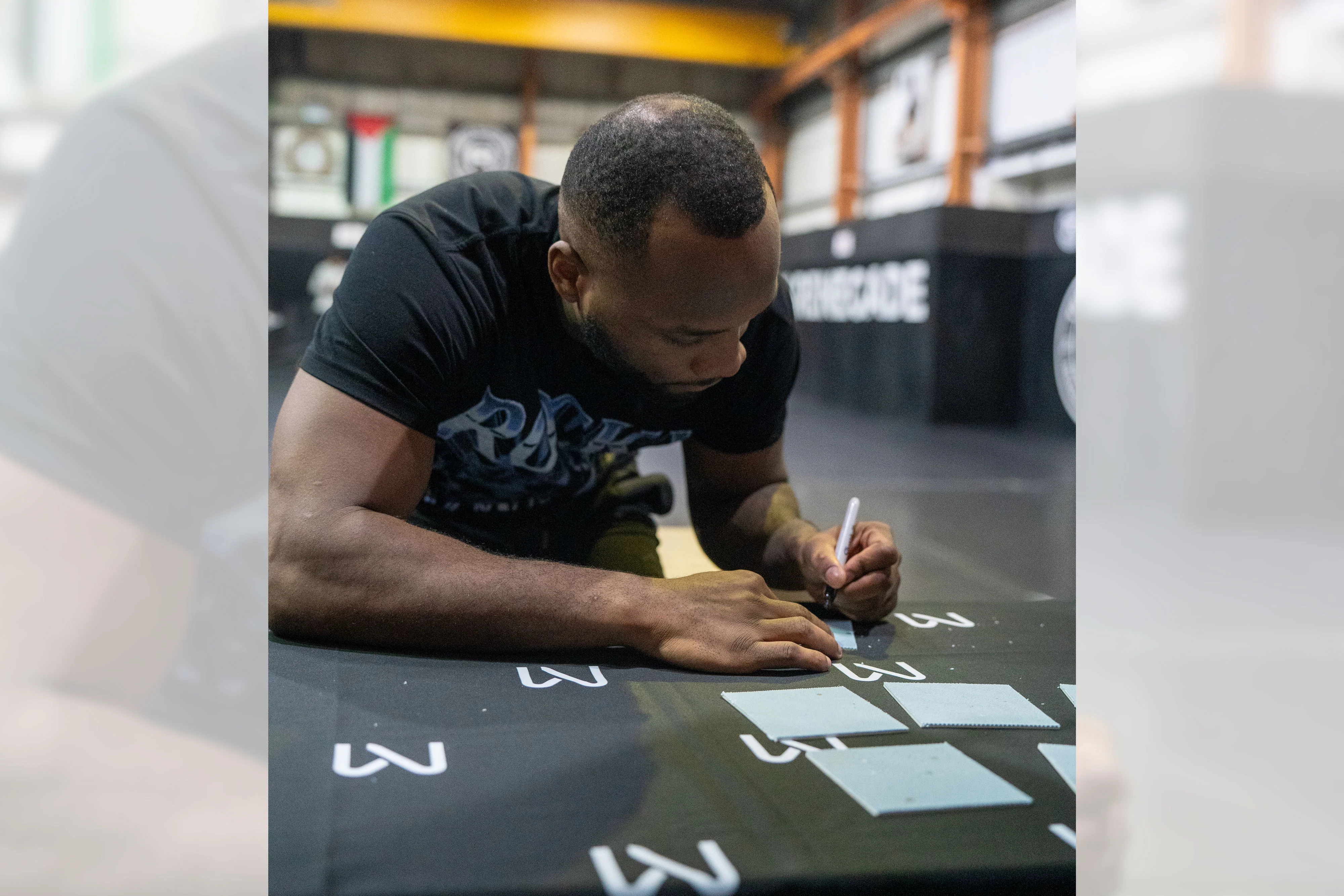 Leon Edwards Signed UFC 296 Canvas & Photo - Image 3
