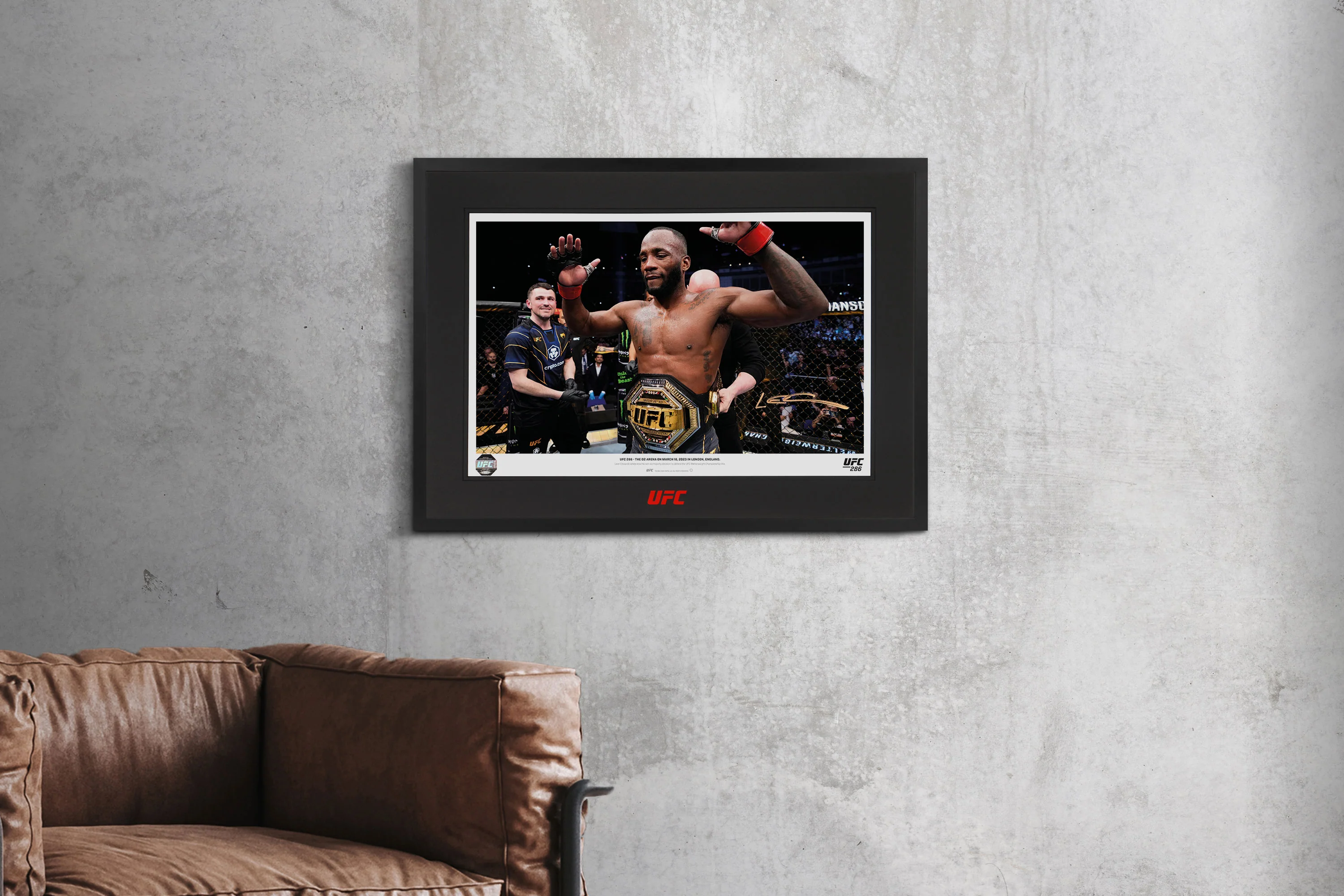 Leon Edwards Signed Photo UFC 286 - Image 6
