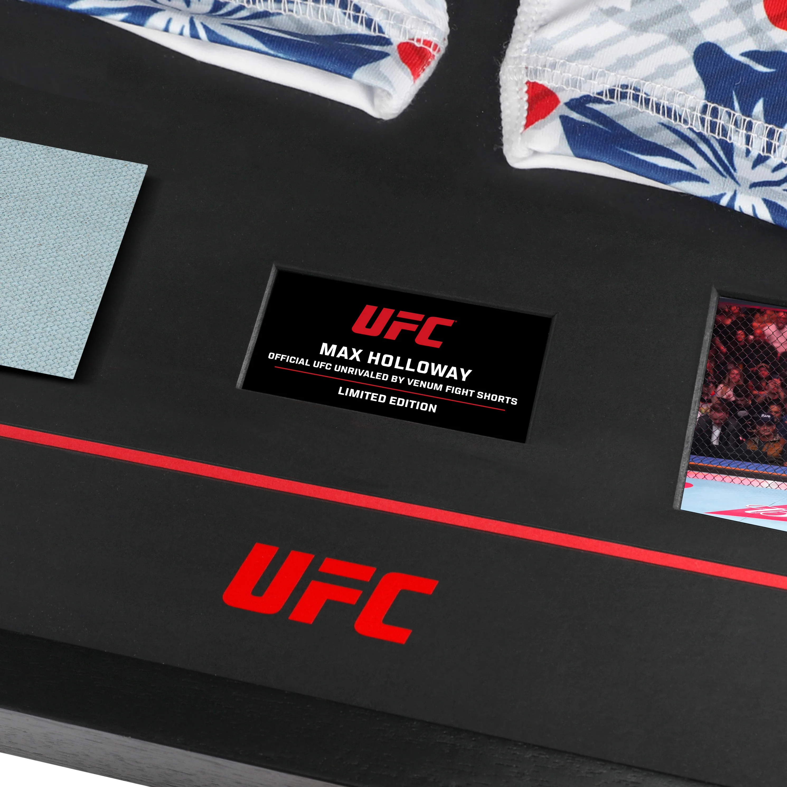 Max Holloway Limited Edition UFC 326 Venum Shorts & Canvas Display - Image 3