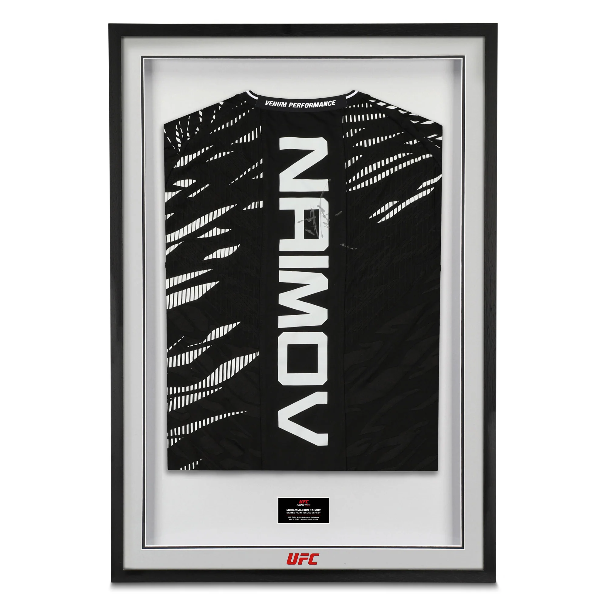 Muhammad Naimov Signed 1-of-1 Fight Issued Jersey UFC Fight Night: Adesanya vs Imavov