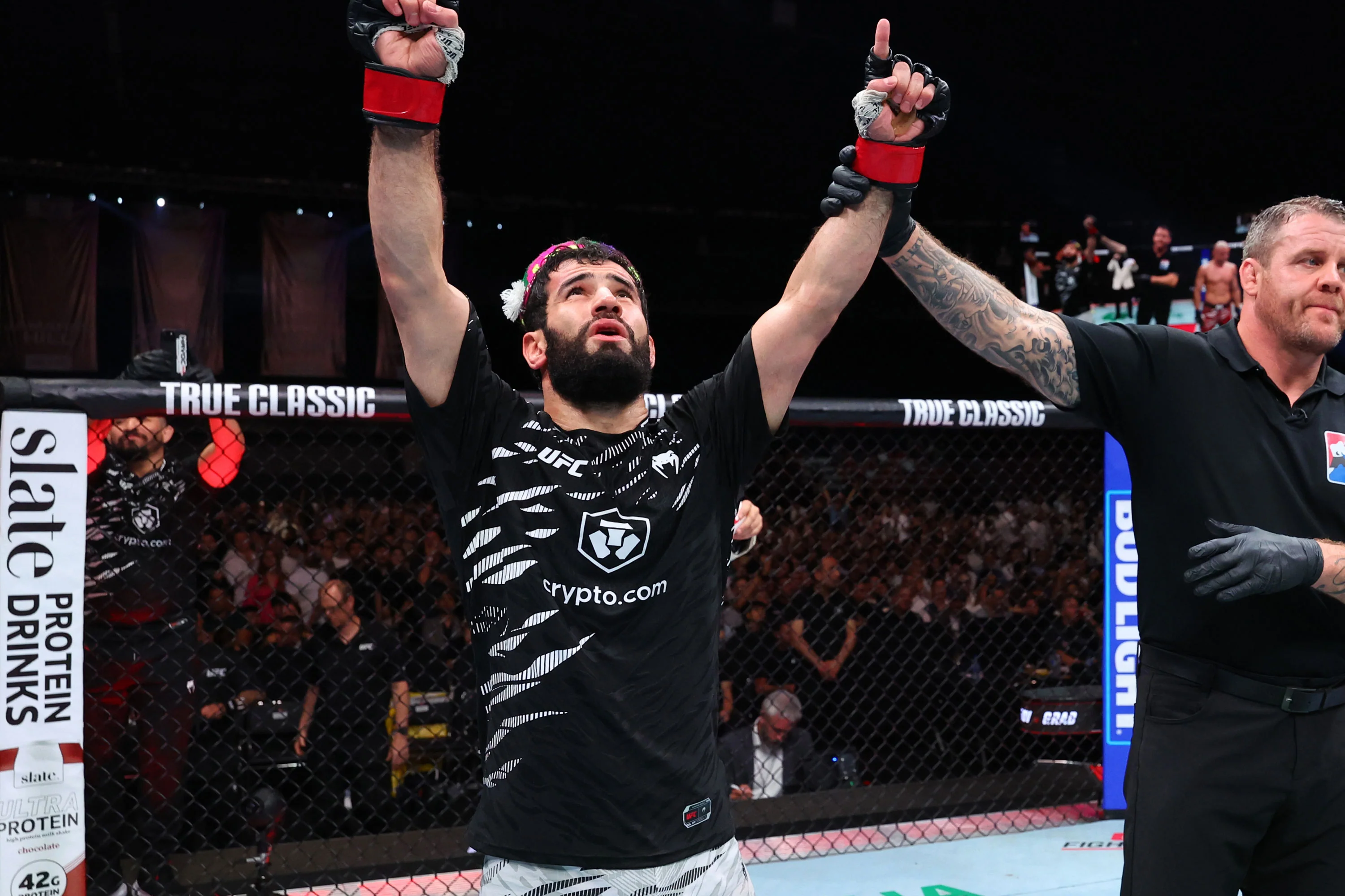 Muhammad Naimov Signed 1-of-1 Fight Issued Jersey UFC Fight Night: Hill vs Rountree Jr - Image 2
