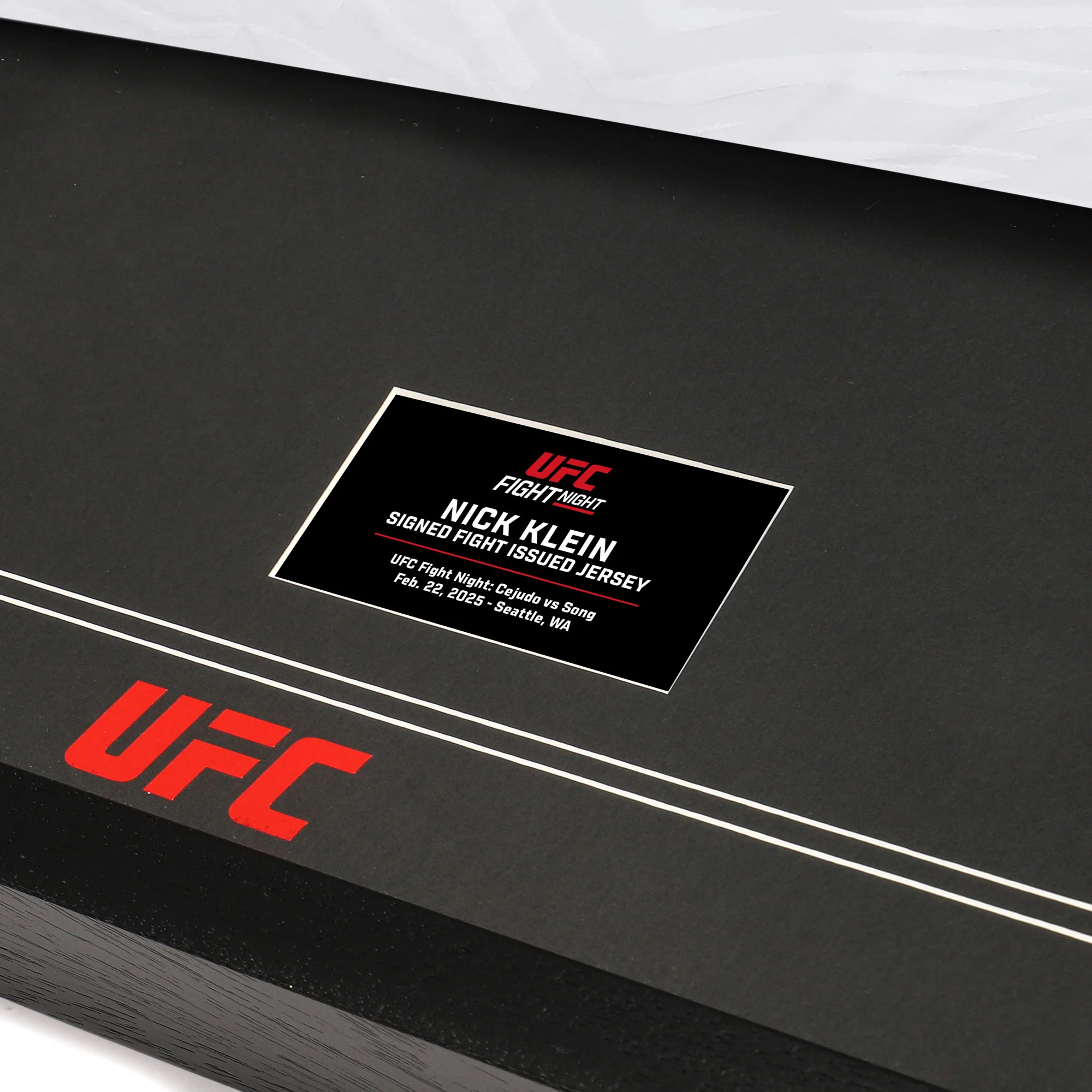 Nick Klein Signed 1-of-1 Fight Issued Jersey UFC Fight Night: Cejudo vs Song - Image 3