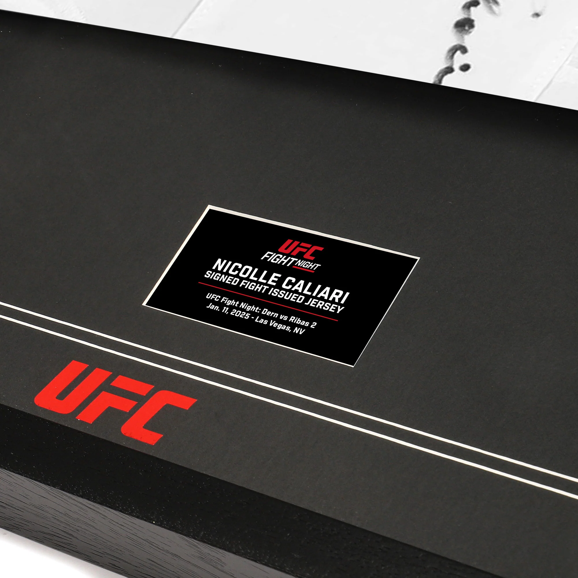Nicolle Caliari Signed 1-of-1 Fight Issued Jersey UFC Fight Night: Dern vs Ribas - Image 2