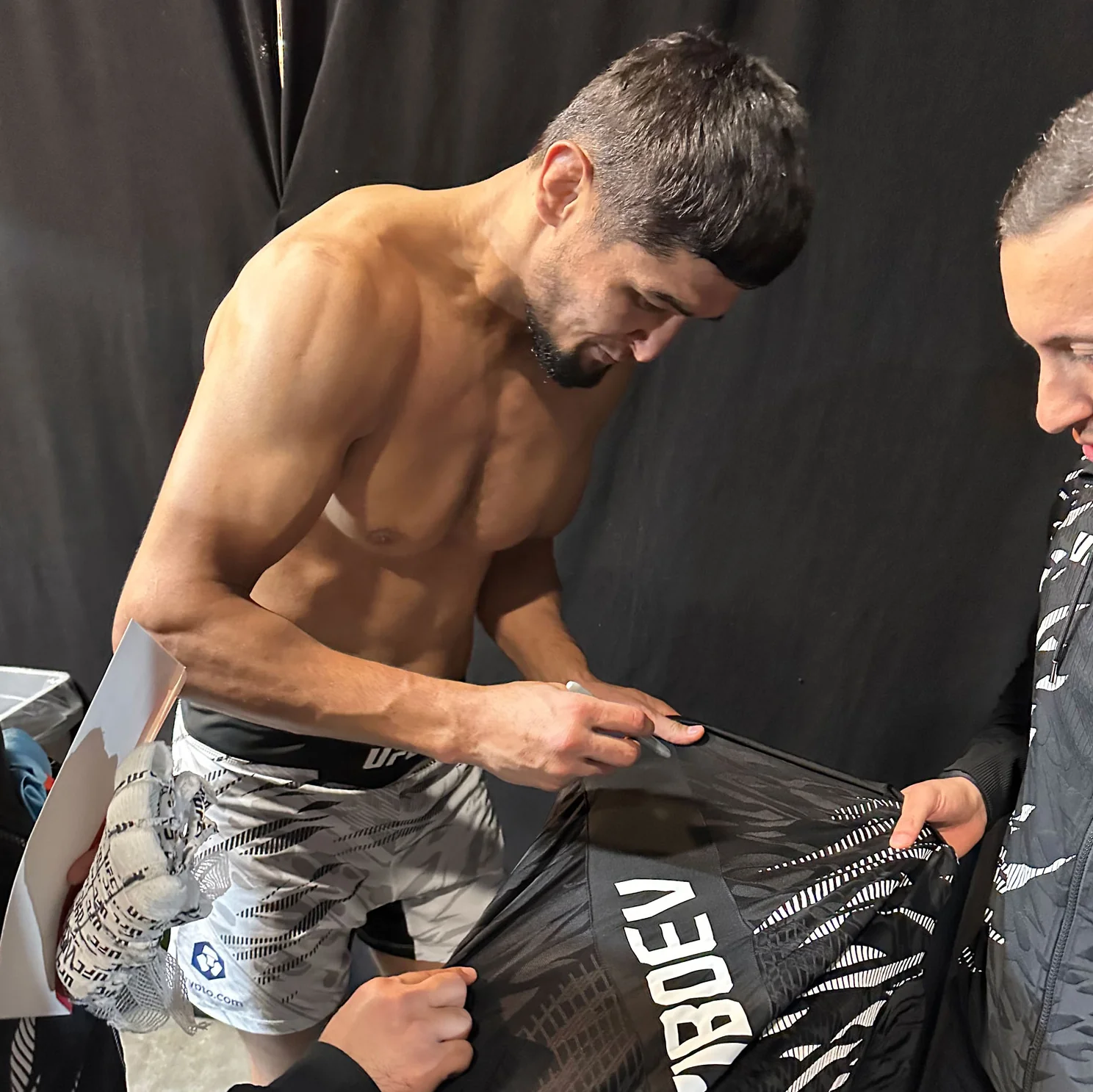 Nursulton Ruziboev Signed 1-of-1 Fight Issued Jersey UFC Fight Night: Cejudo vs Song - Image 2