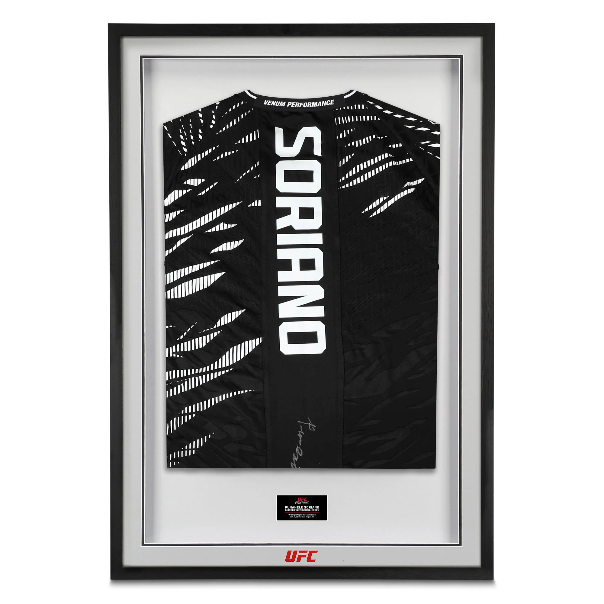 Punahele Soriano Signed 1-of-1 Fight Issued Jersey UFC Fight Night: Dern vs Ribas