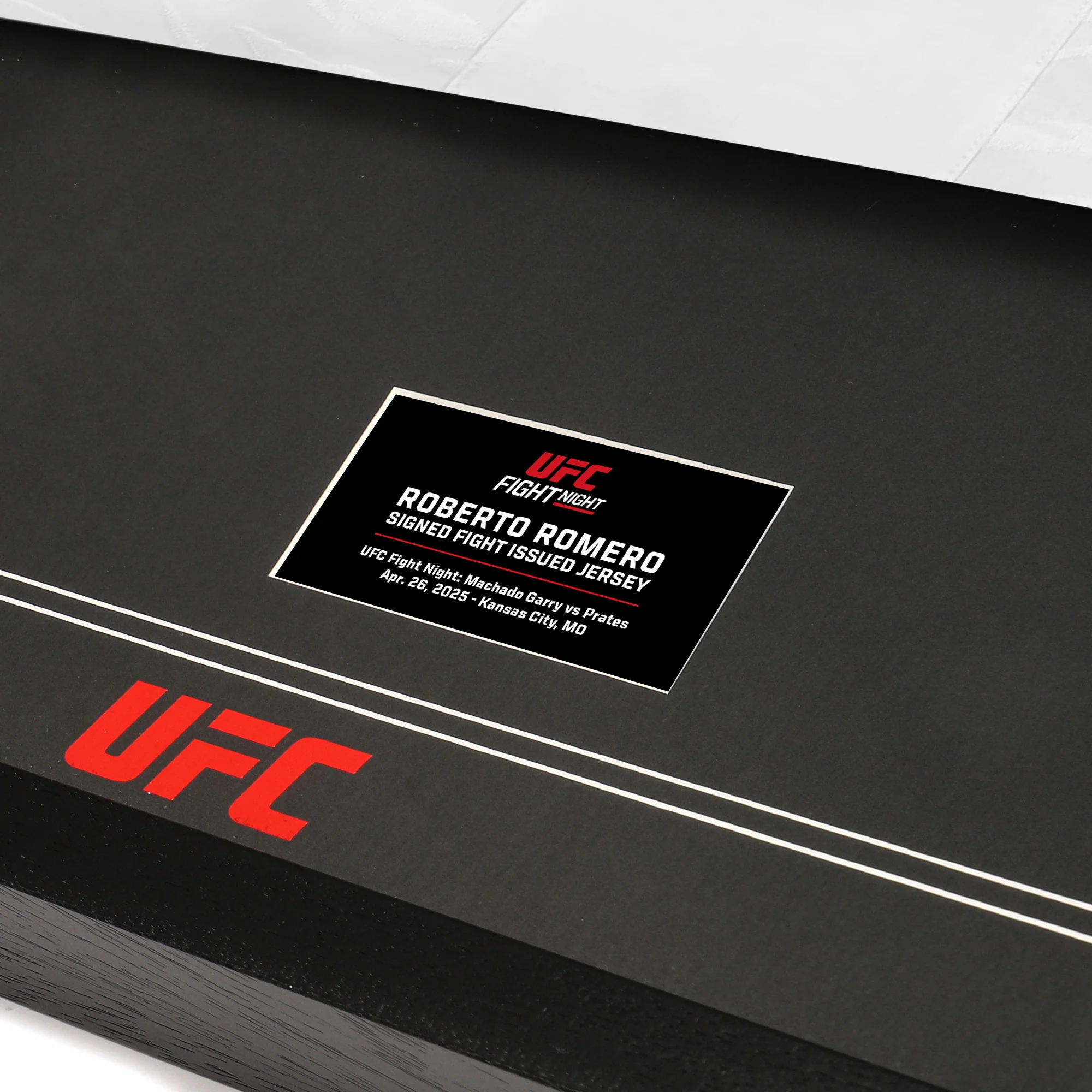 Roberto Romero Signed 1-of-1 Fight Issued Jersey UFC Fight Night: Machado Garry vs Prates - Image 2
