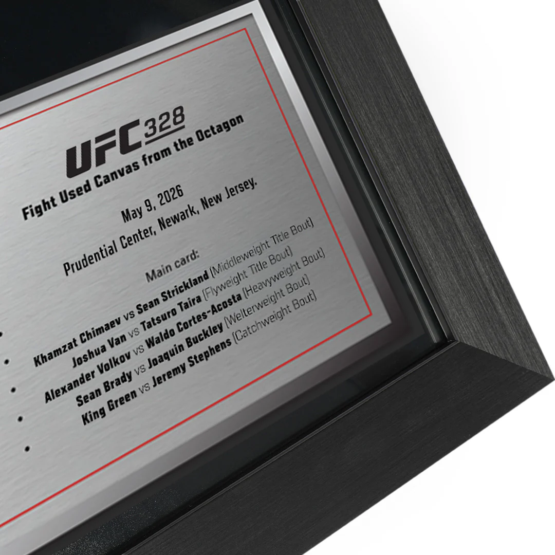SOLD OUT: UFC 328: Chimaev vs Strickland Name on Canvas - Image 6