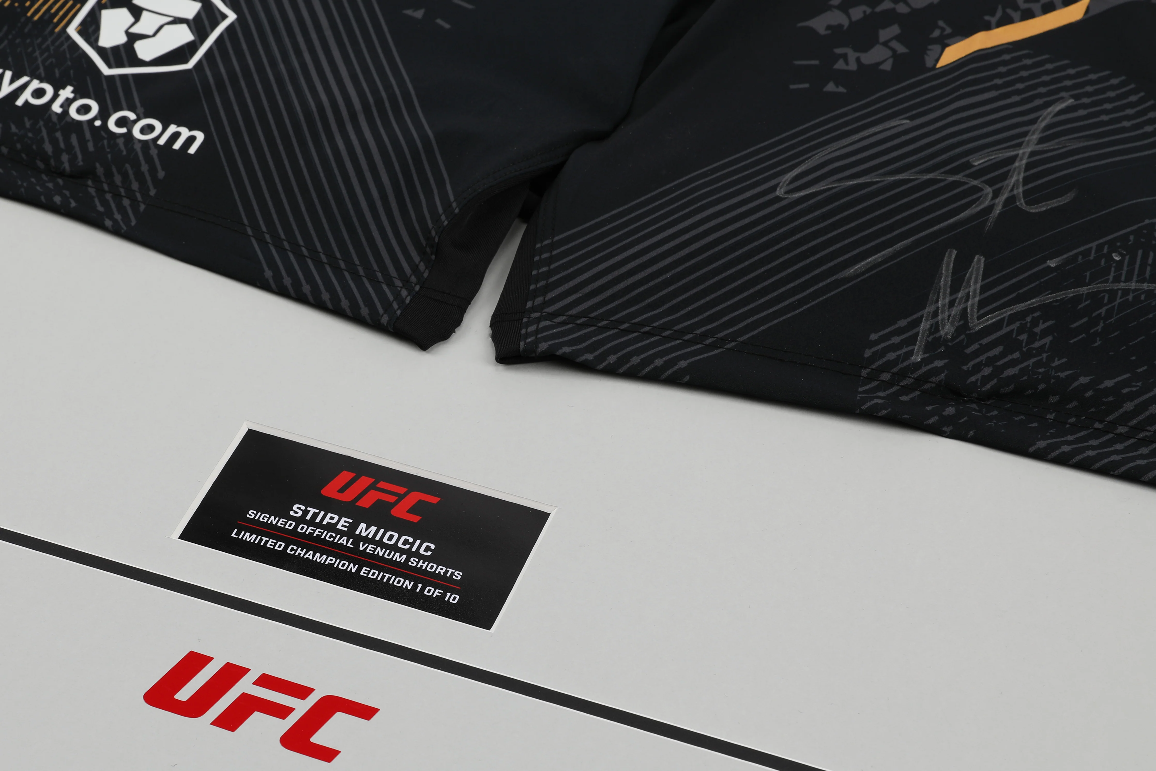 Stipe Miocic Champion Venum Adrenaline Signed Shorts - Image 4