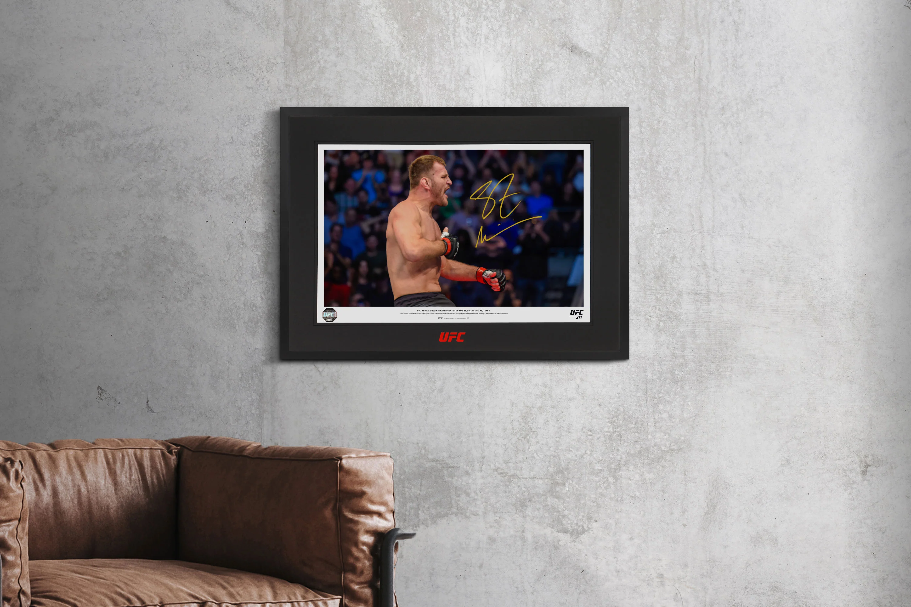 Stipe Miocic Signed Photo UFC 211 - Image 3