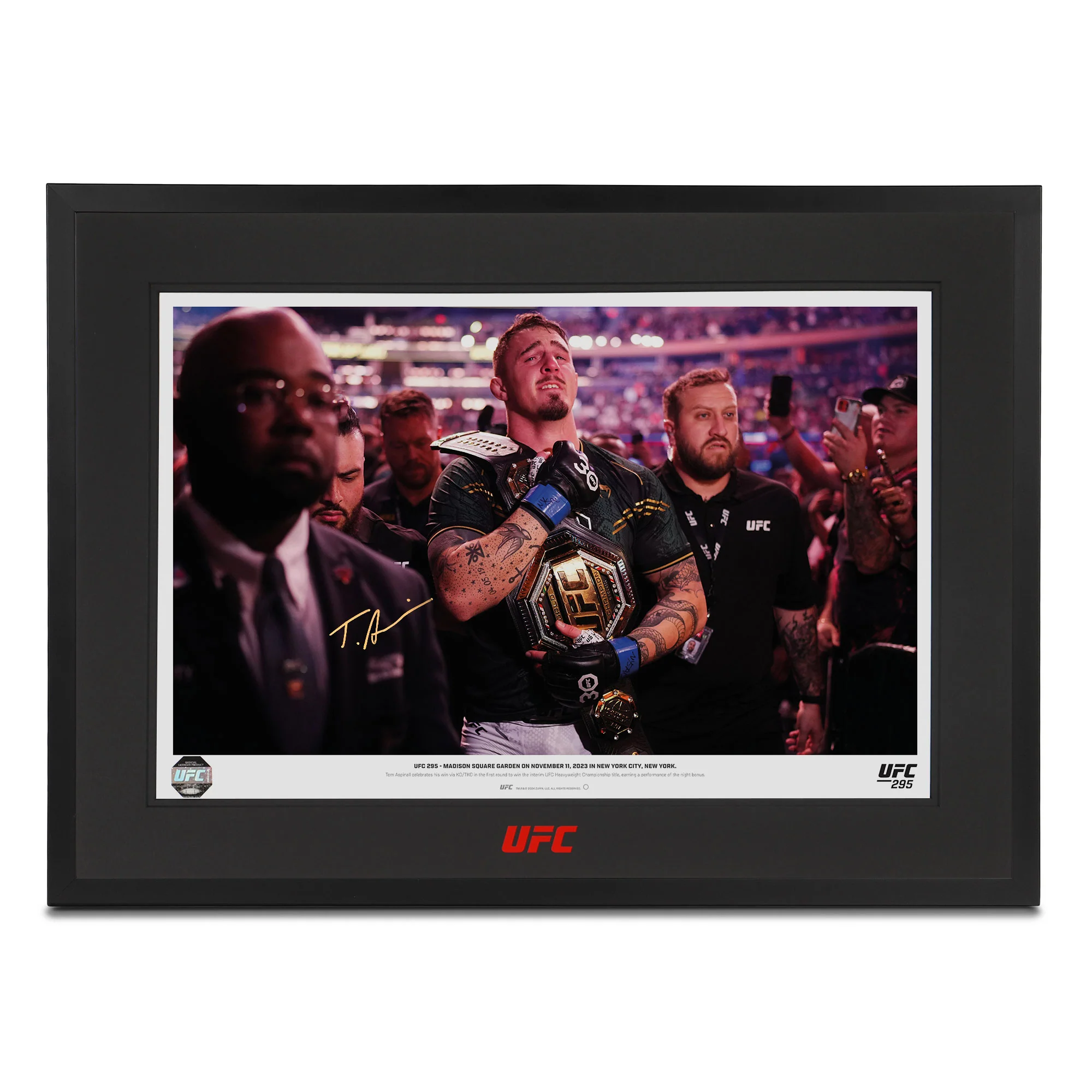 Tom Aspinall Signed Photo UFC 295