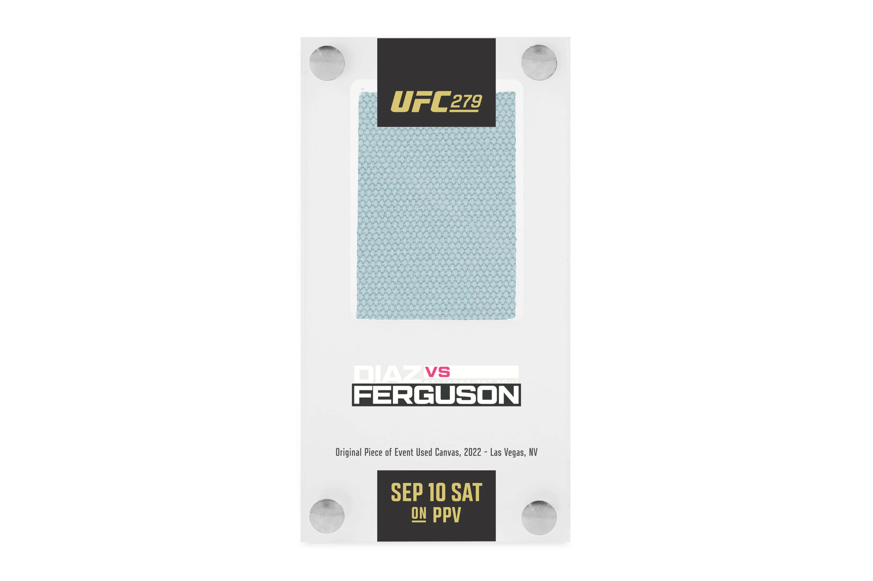 UFC 279: Diaz vs Ferguson Canvas in Acrylic - Image 3