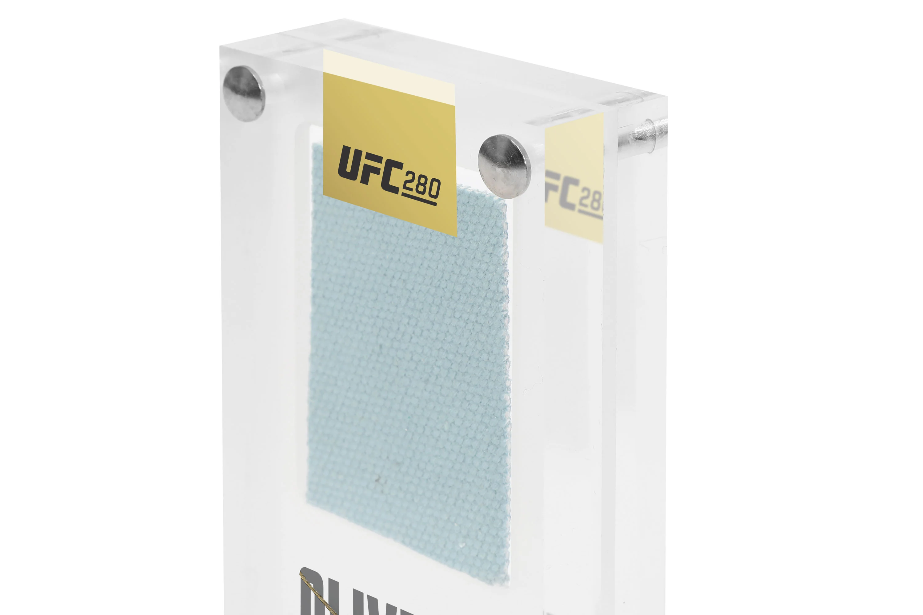 UFC 280: Oliveira vs Makhachev Canvas in Acrylic - Image 2