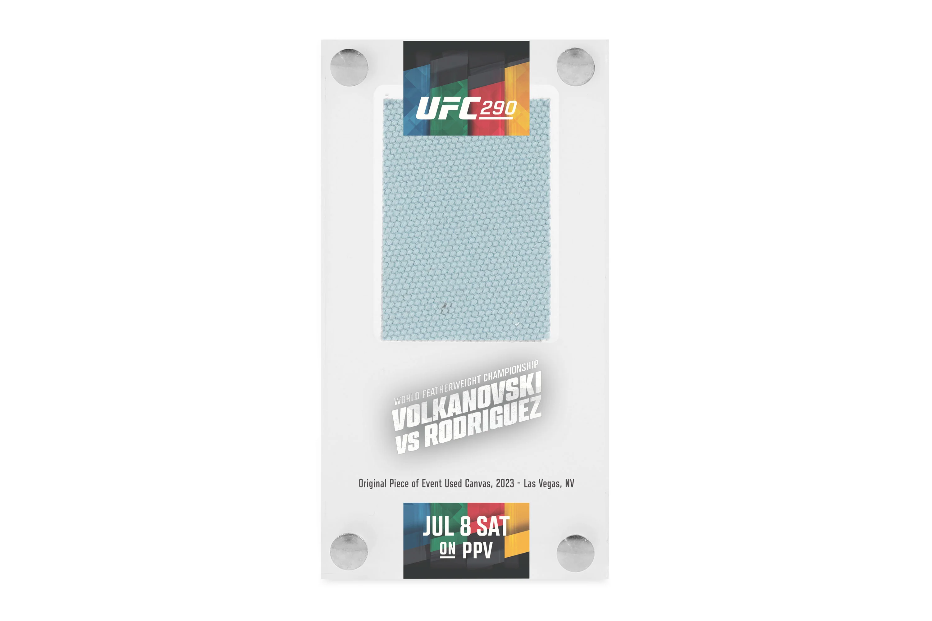 UFC 290: Volkanovski vs Rodríguez Canvas in Acrylic - Image 3