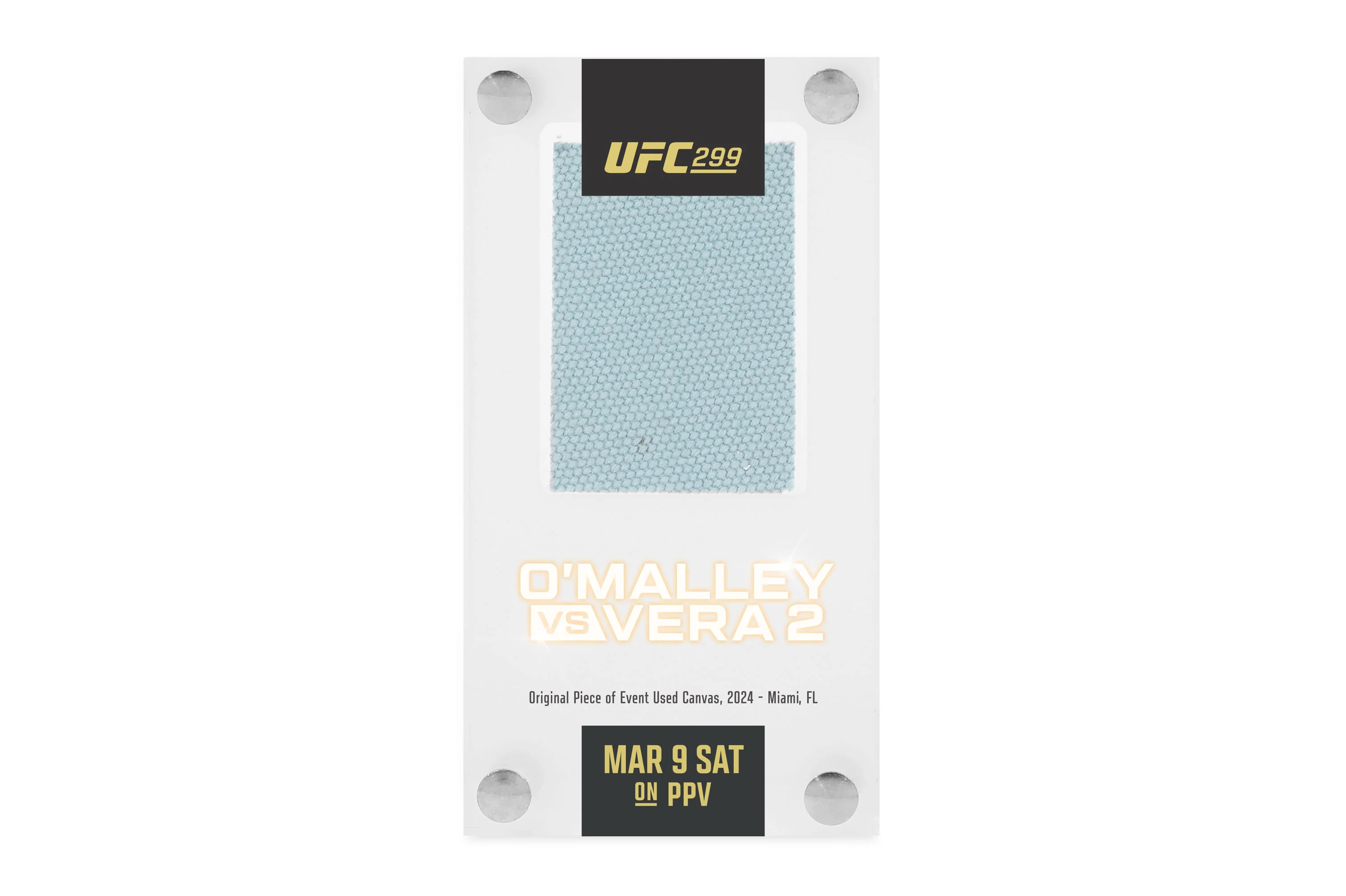 UFC 299: O'Malley vs Vera 2 Canvas in Acrylic - Image 3