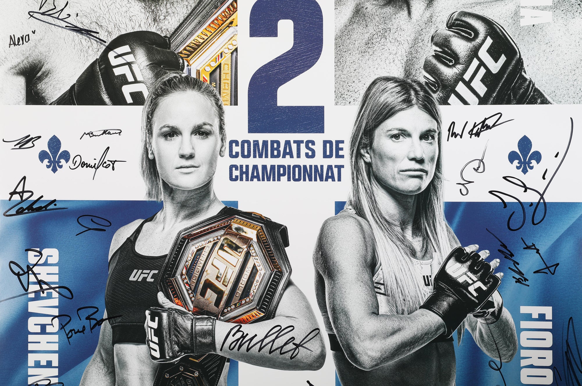 UFC 315: Muhammad vs Della Maddalena Autographed Event Poster - Image 4