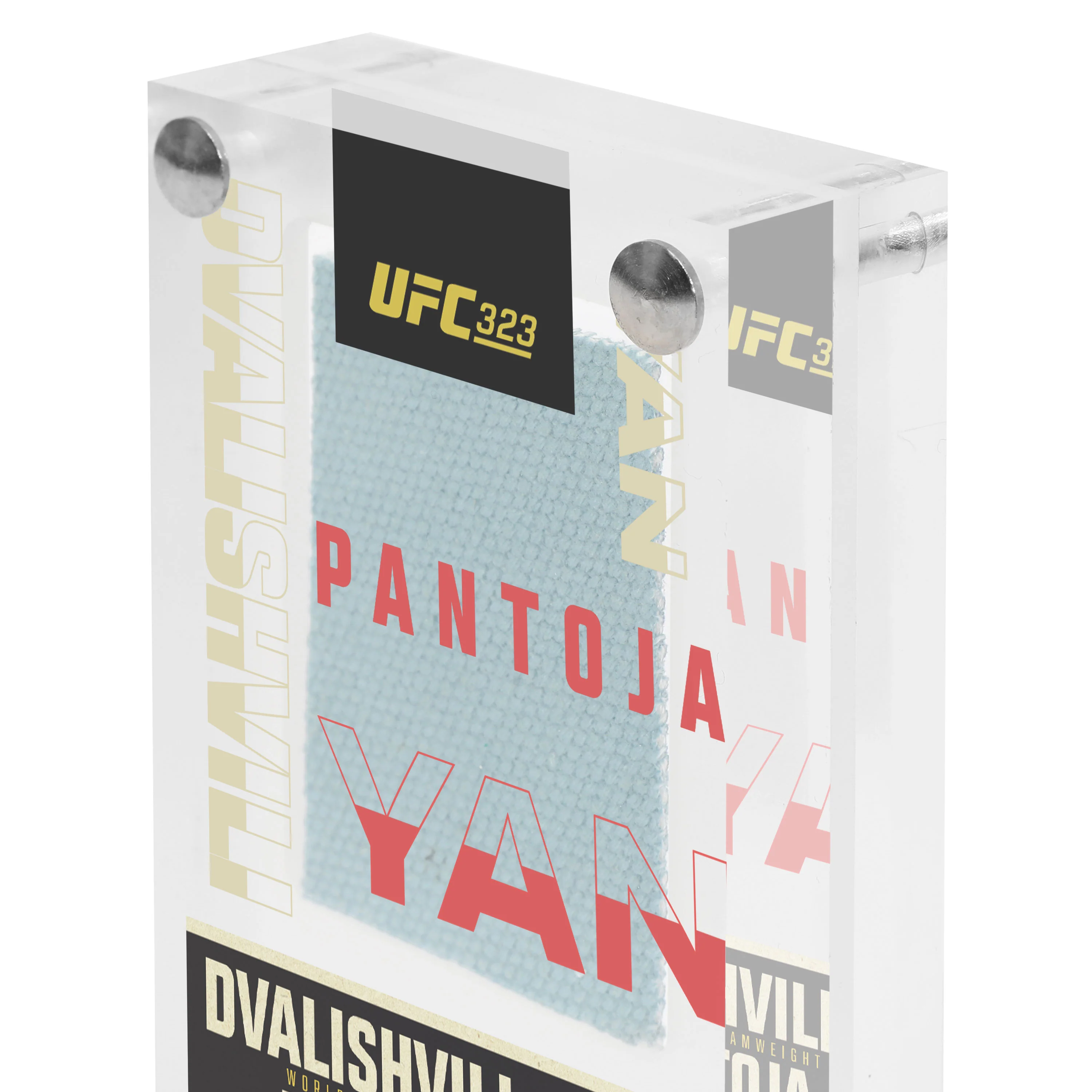 UFC 323: Dvalishvili vs Yan 2 Canvas in Acrylic - Image 2