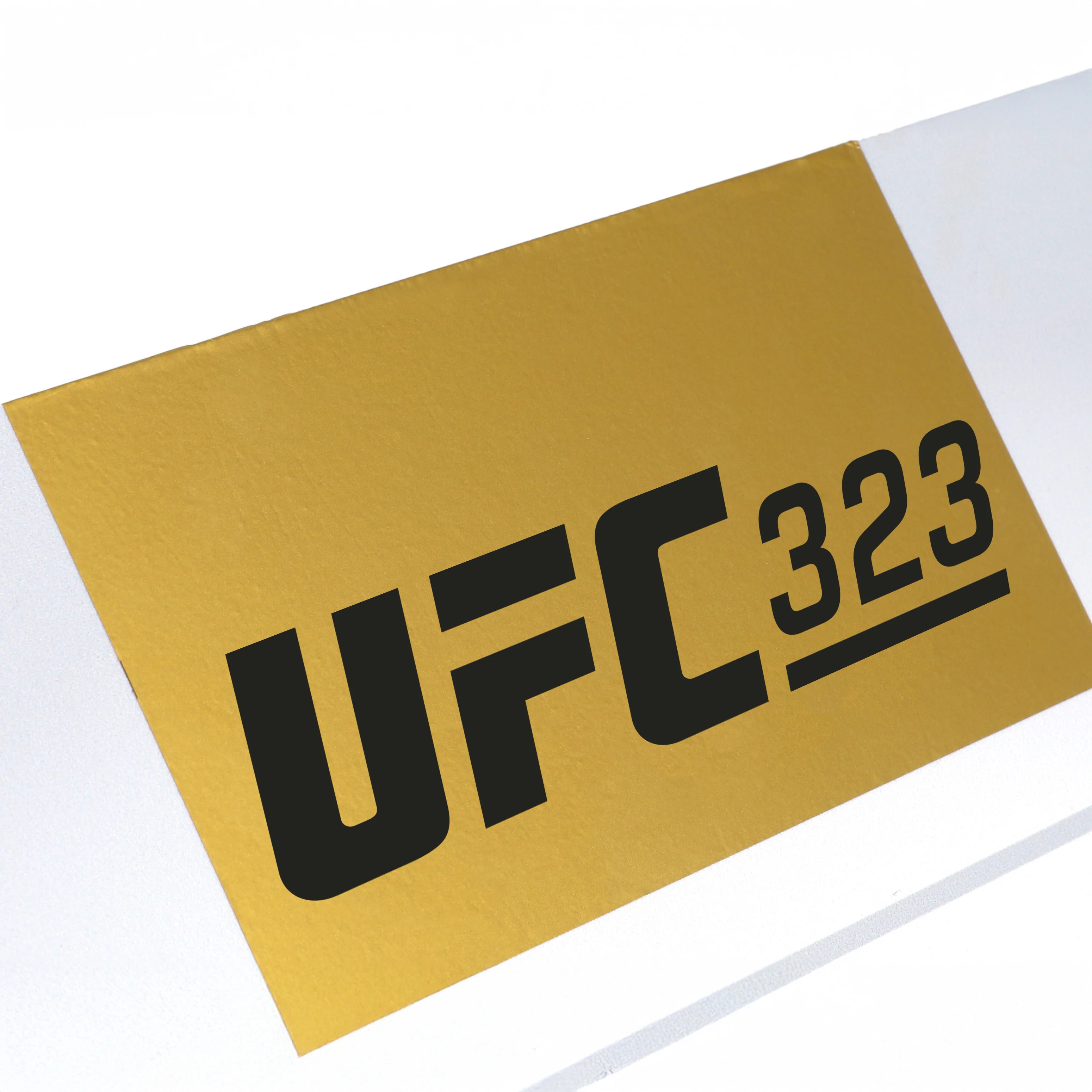 UFC 323: Dvalishvili vs Yan 2 Event Used Round Card Two - Image 4
