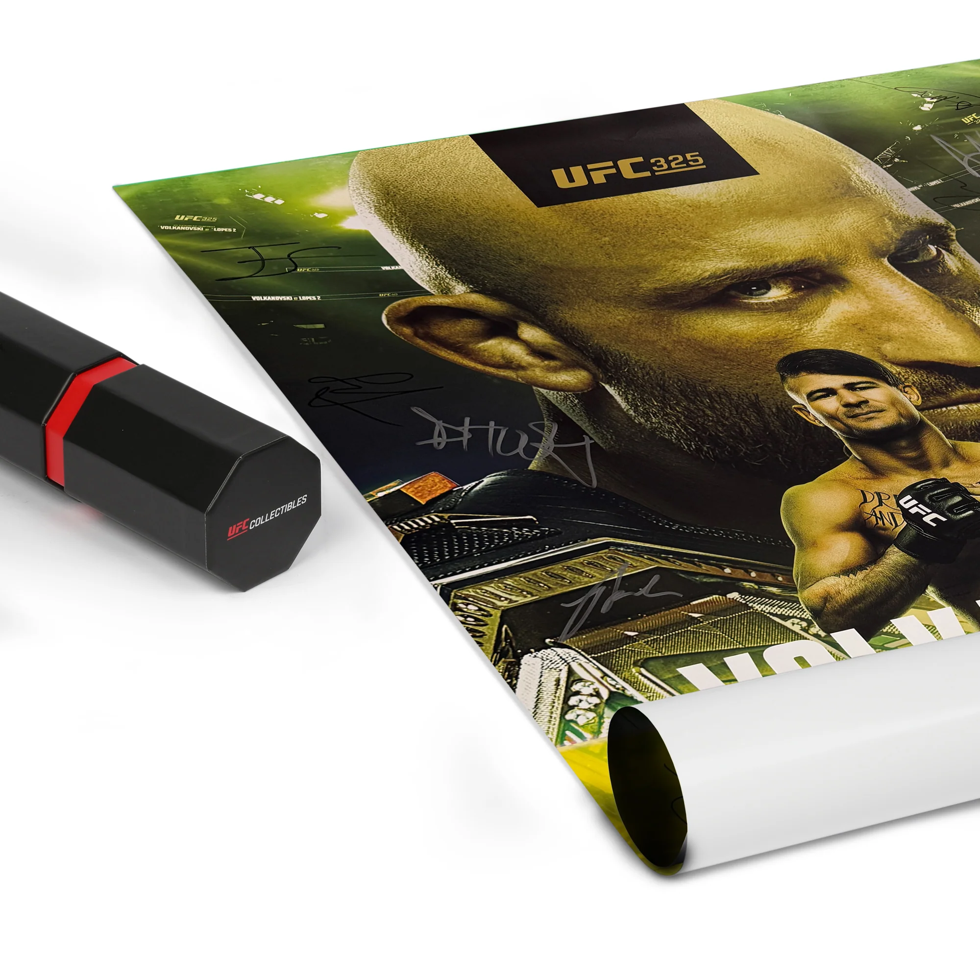 UFC 325: Volkanovski vs Lopes 2 Autographed Event Poster - Image 7