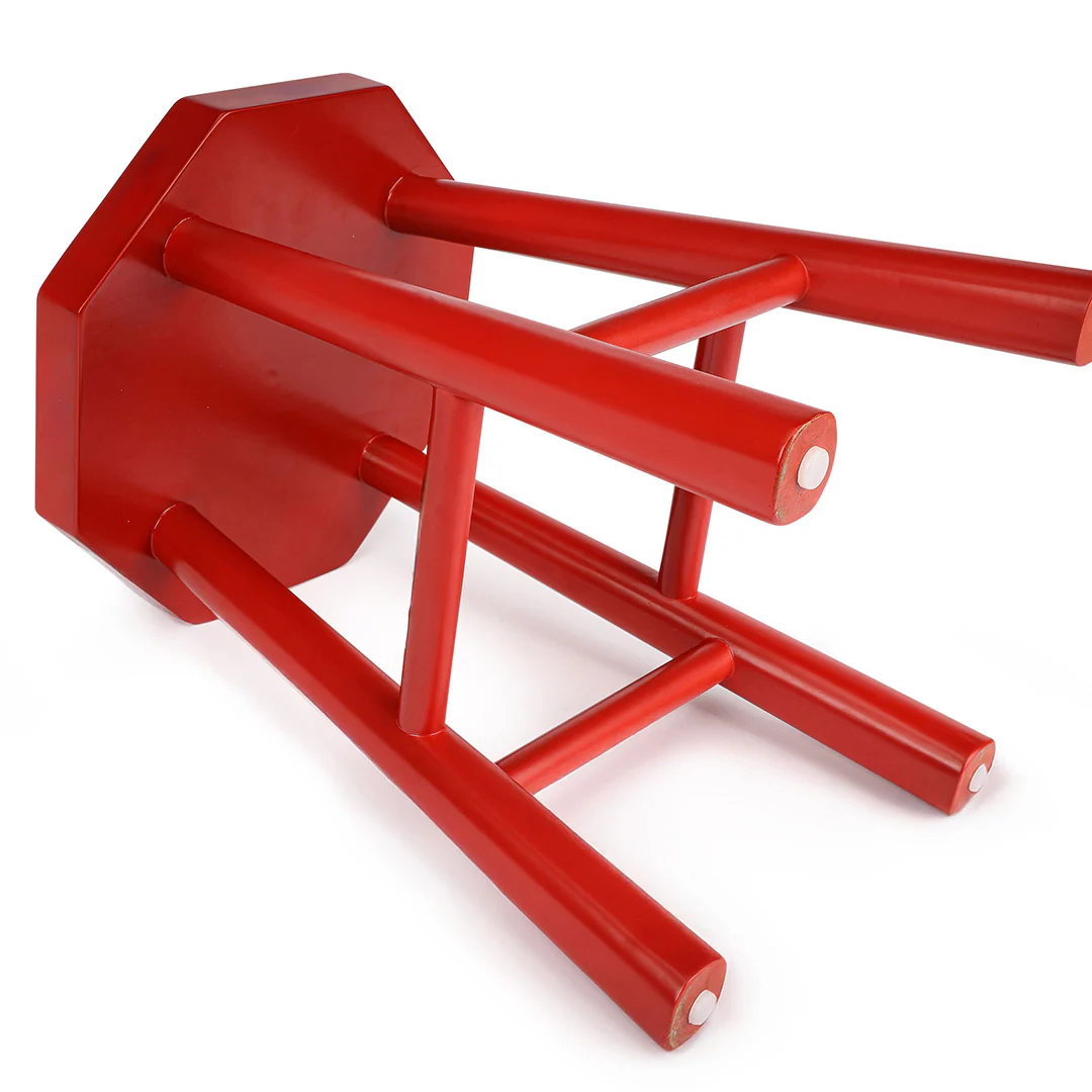 UFC 326: Holloway vs Oliveira 2 Event Used Red Corner Stool - Image 4