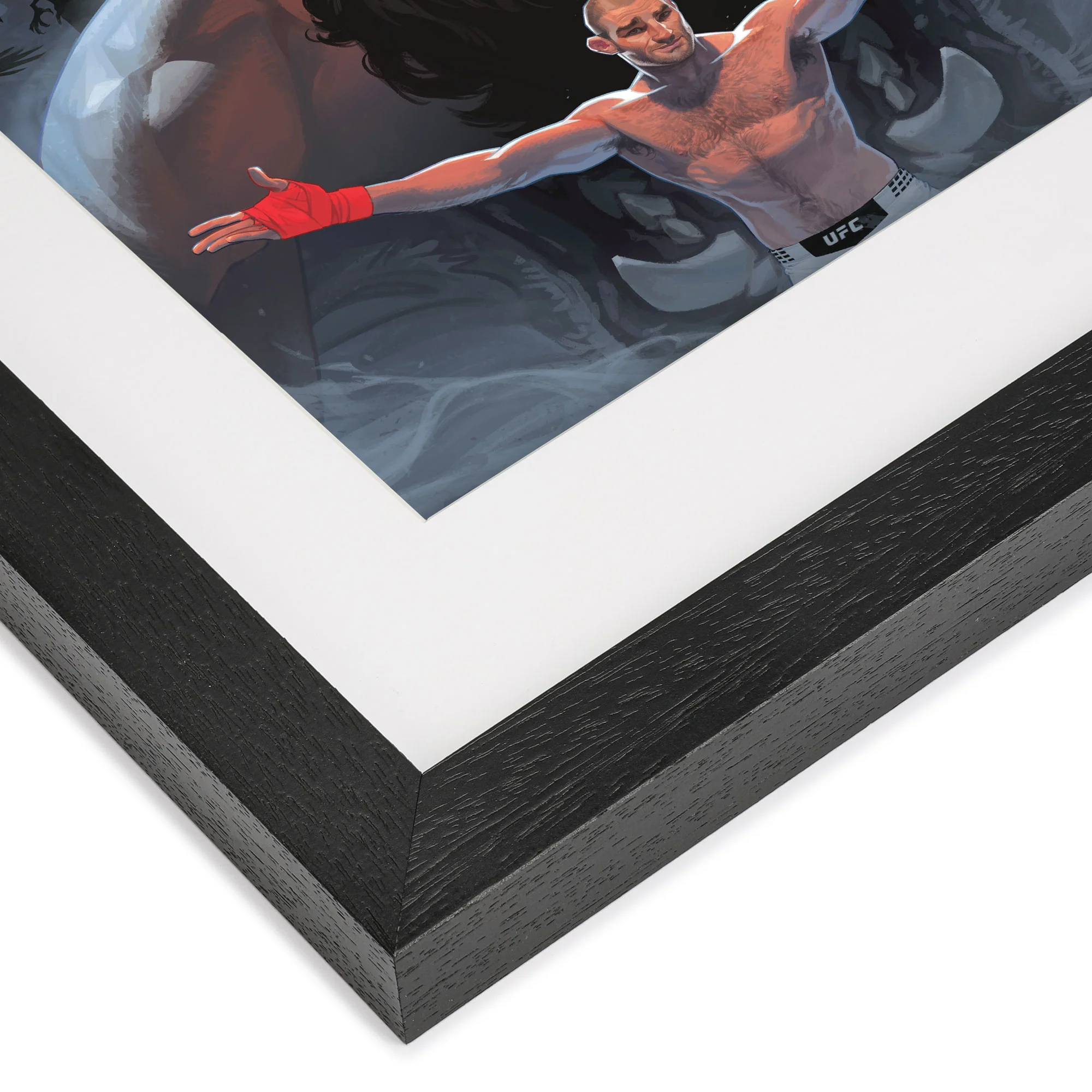 UFC 328: Chimaev vs Strickland Artist Series Framed Print - Image 4
