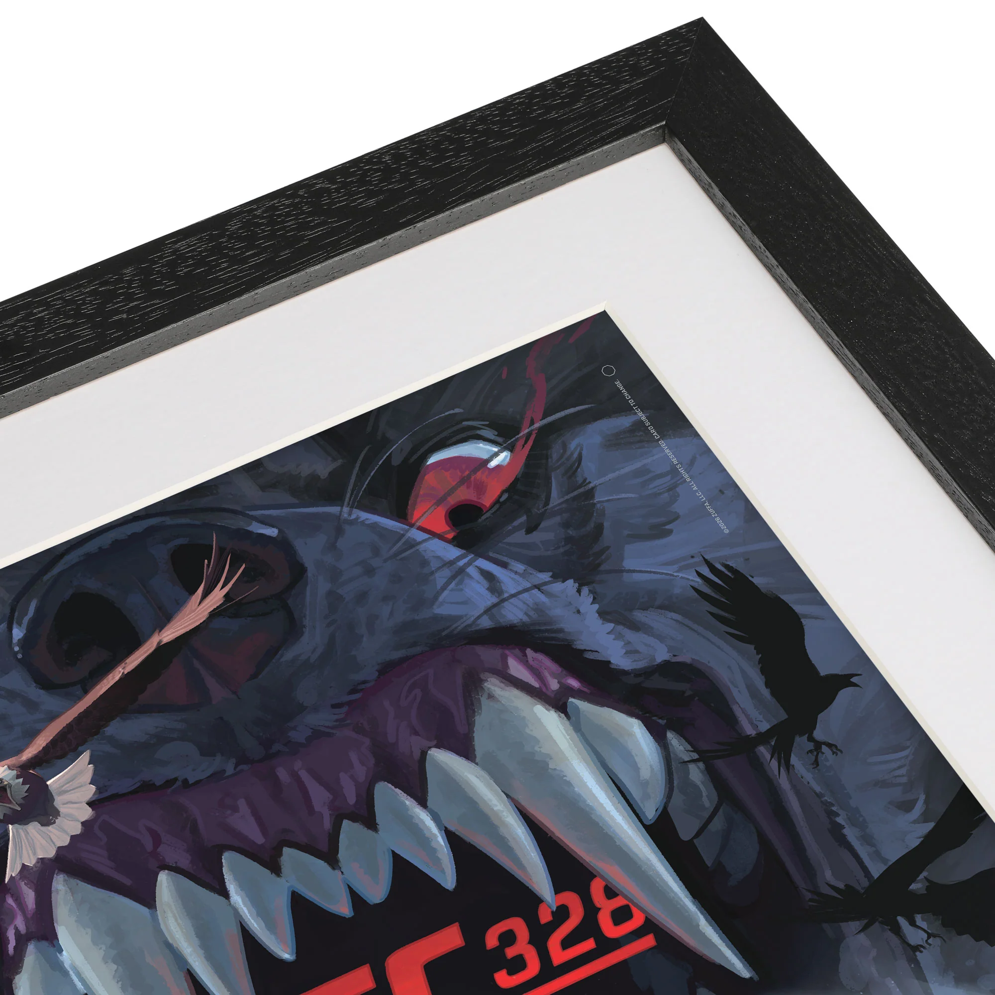 UFC 328: Chimaev vs Strickland Artist Series Framed Print - Image 5