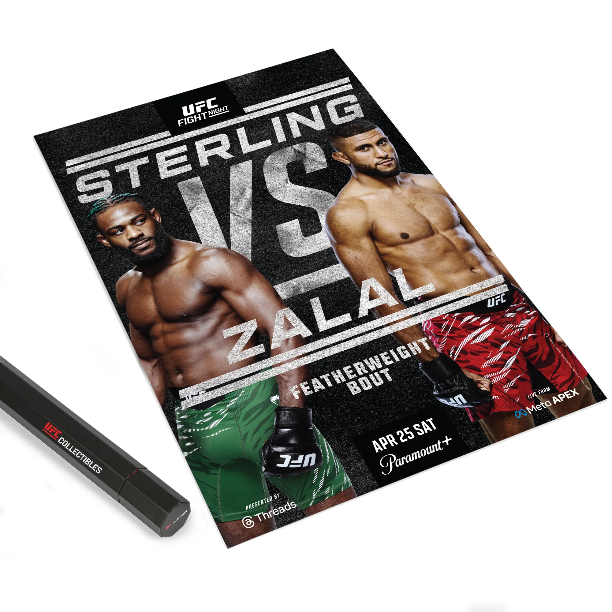 UFC Fight Night: Sterling vs Zalal Autographed Event Poster - Image 5